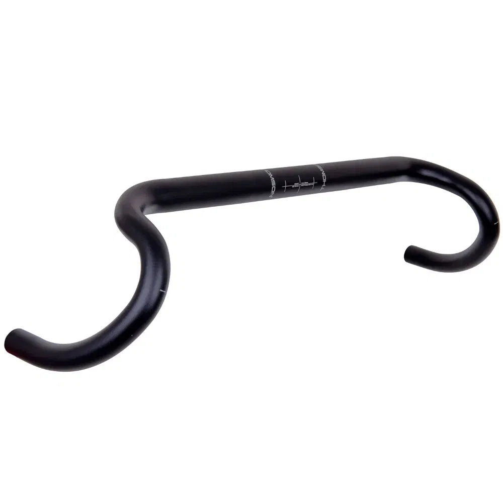 Thomson Carbon Dirt Drop Flared Gravel Handlebars Black / 31.8 x 44cm