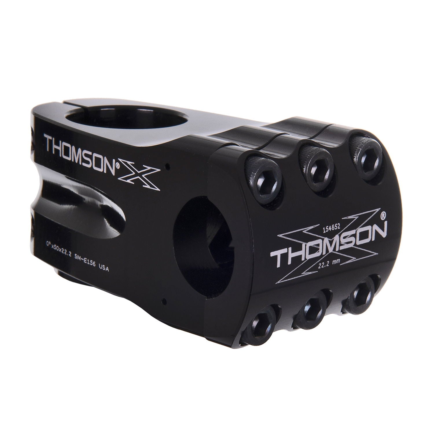 Thomson Elite BMX Stem Black / 22.2mm x 0 x 50mm