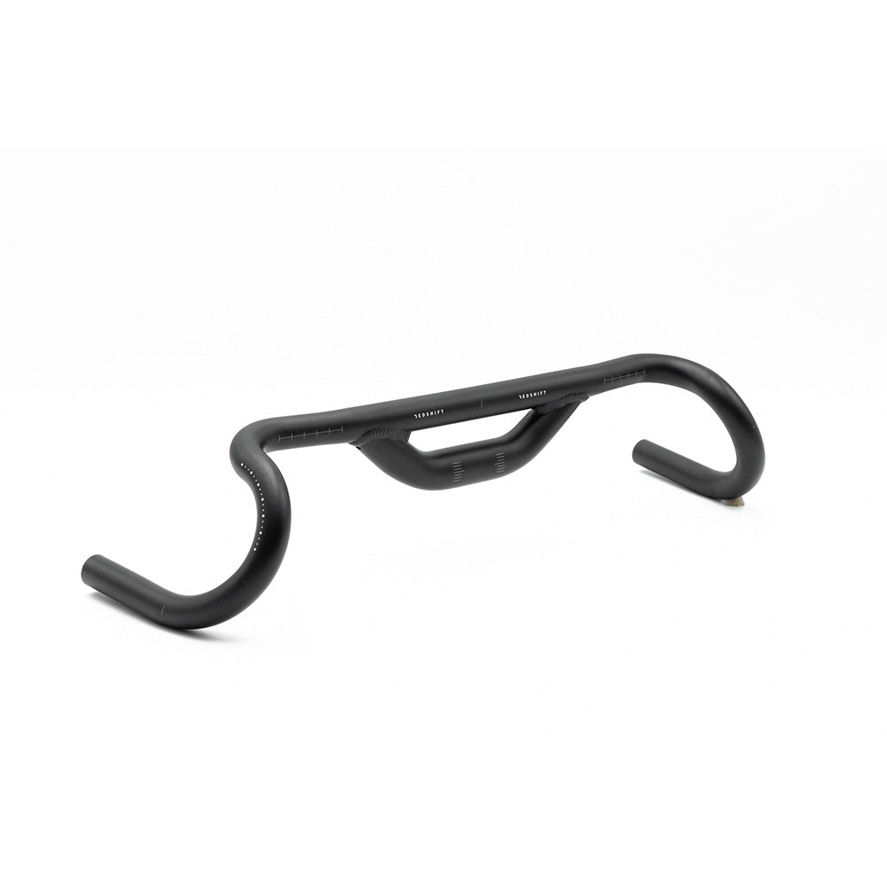 Top Shelf Bar Black / 41cm / 50mm Rise, 25Deg flare, 7Deg sweep