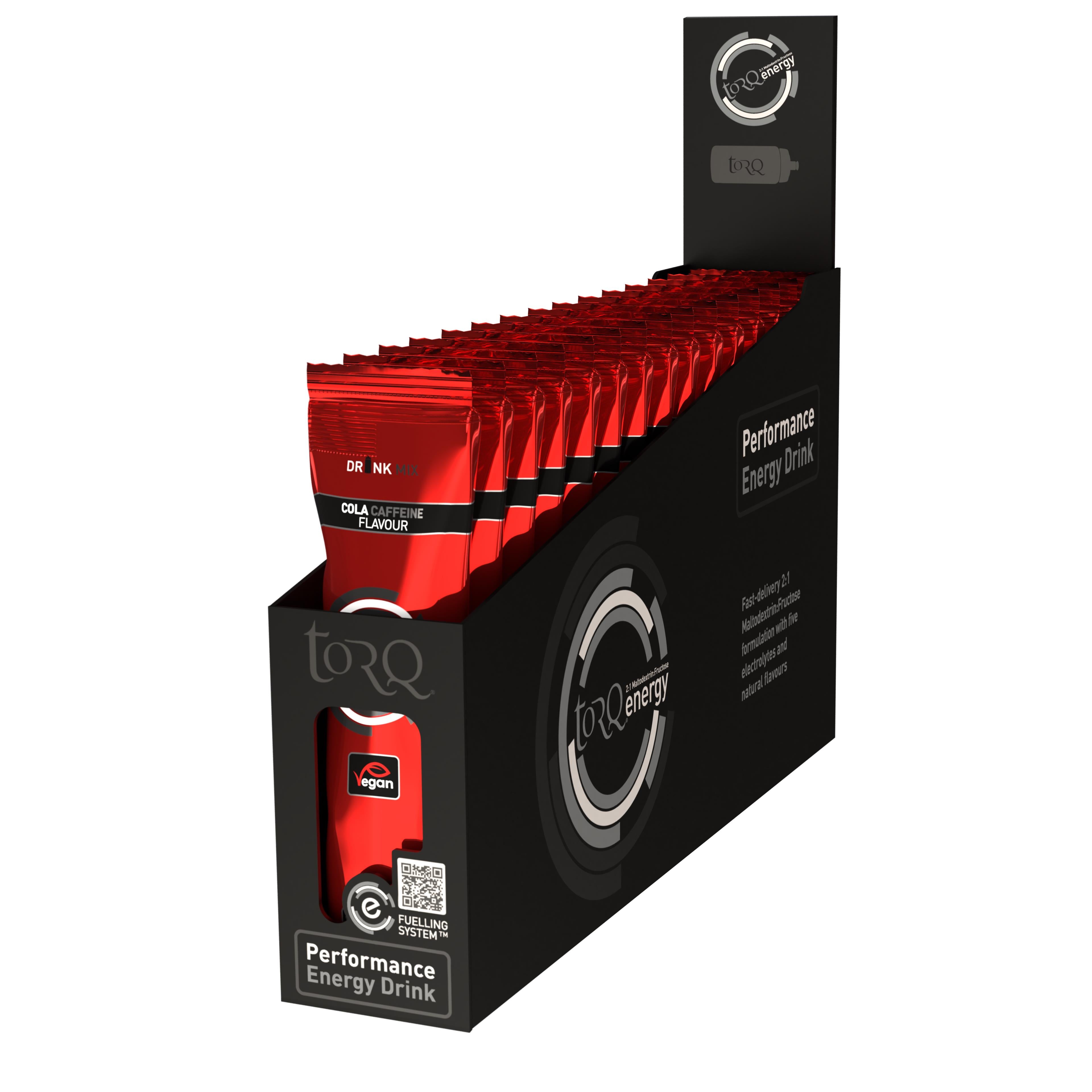 TORQ Energy Caffeine Drink Single Serve Sachets Cola / Box of 15