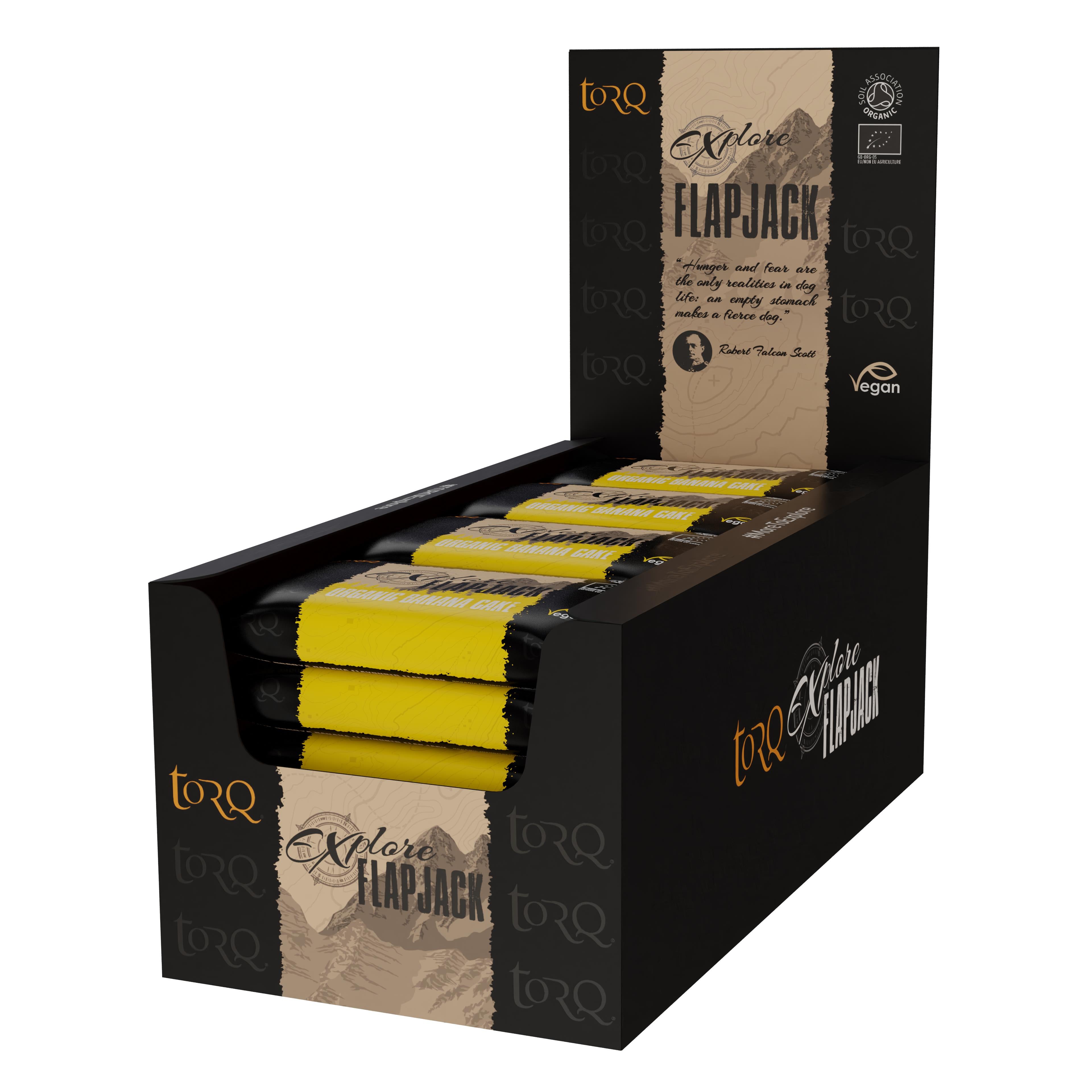 TORQ Explore Flapjacks Banana Cake / Box of 20