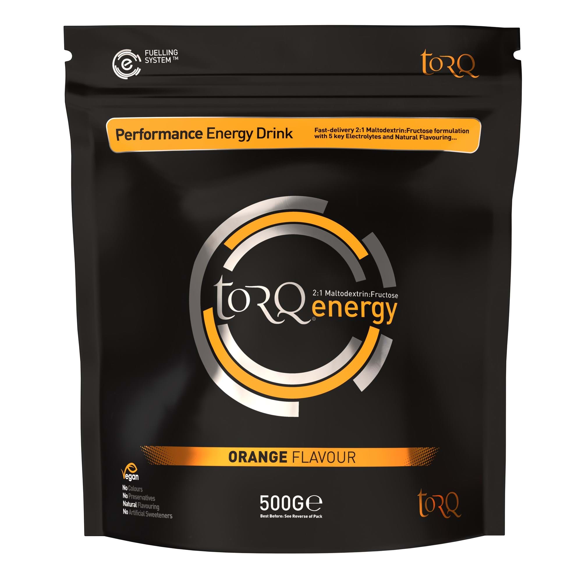 TORQ Natural Energy Drink Orange / 500g