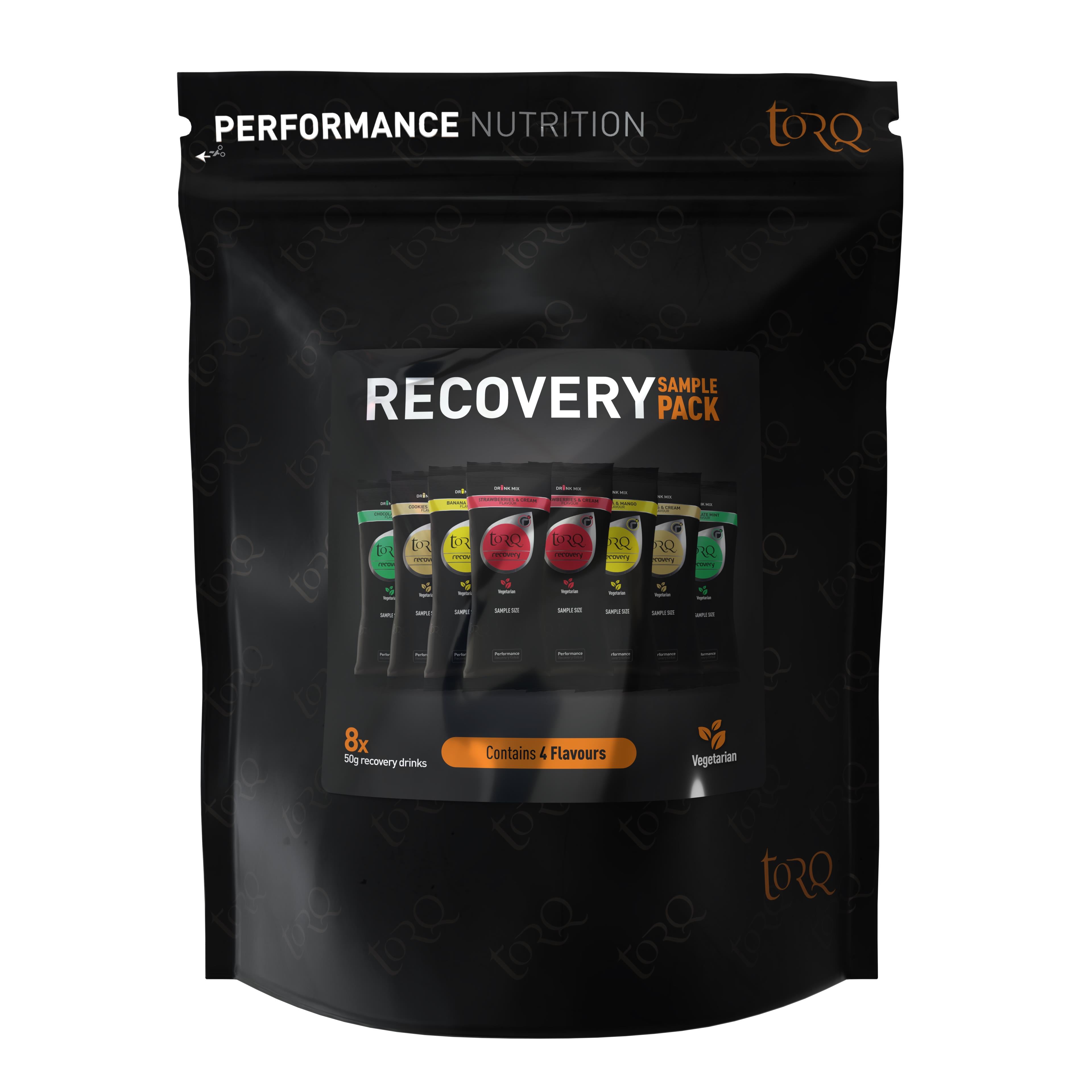 TORQ Recovery Drink Sampler Pack Pack of 8