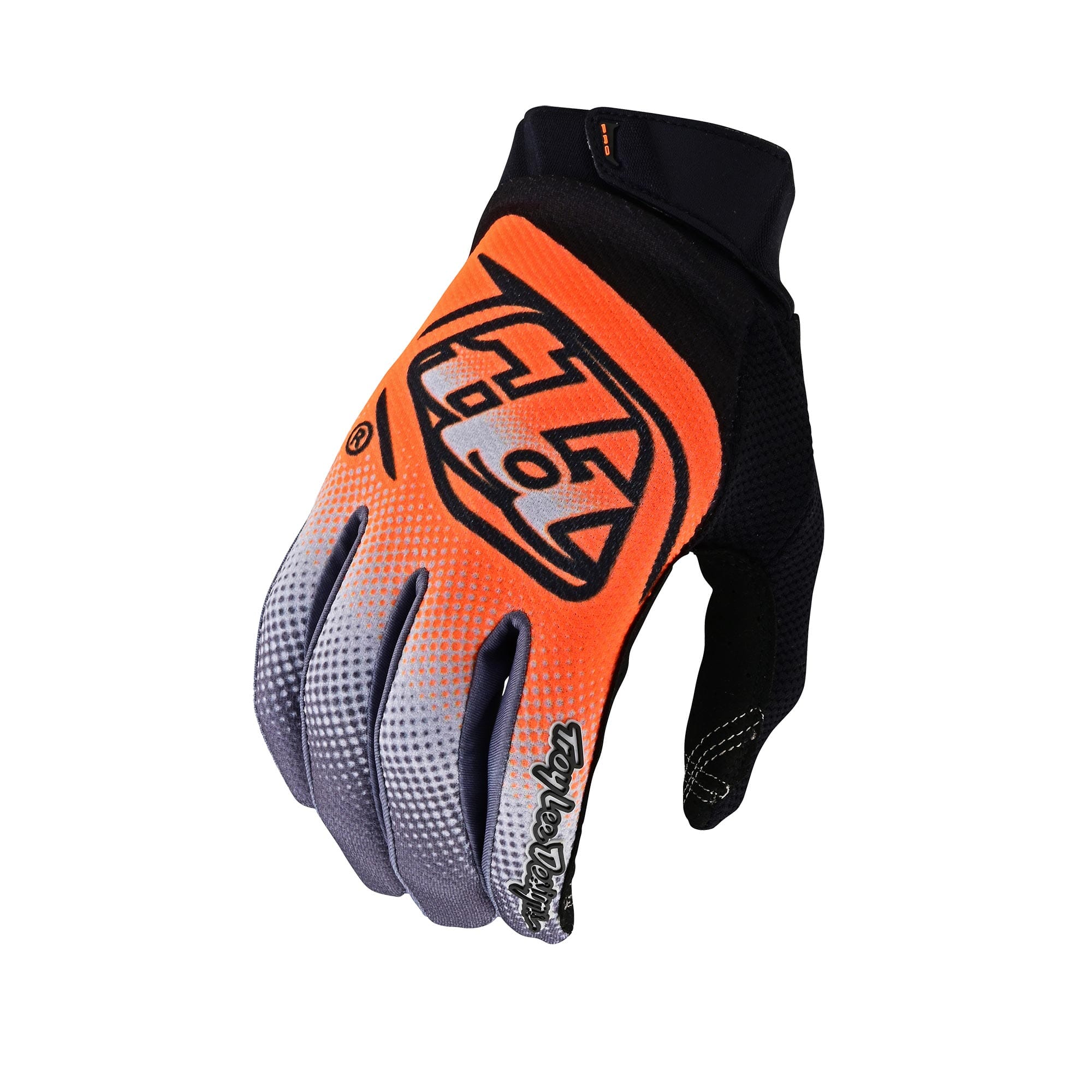 Troy Lee Designs GP Pro Gloves Bands - Neo Orange/Grey / S