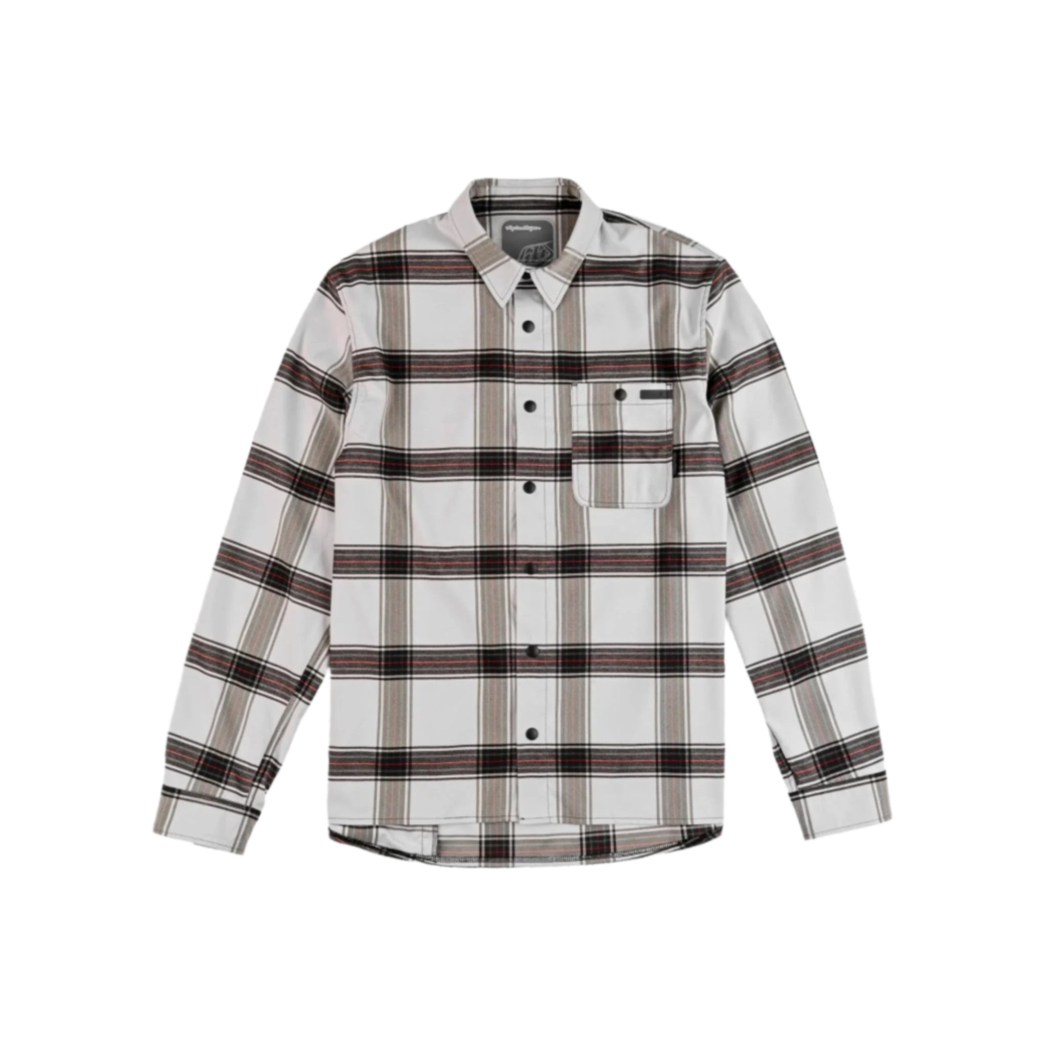 Troy Lee Designs Grind Flannel Shirt Plaid - Mist / S