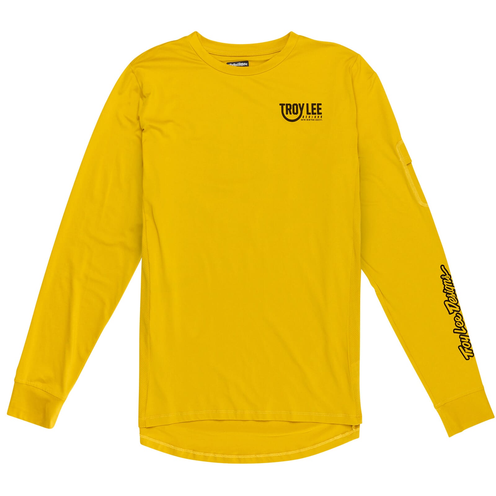 Troy Lee Designs Ruckus LS Ride Tee Eyez - Safron / S