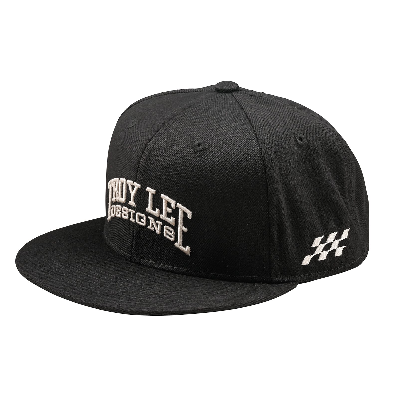 Troy Lee Designs Scholar Flat Bill Snapback Cap Black / One Size