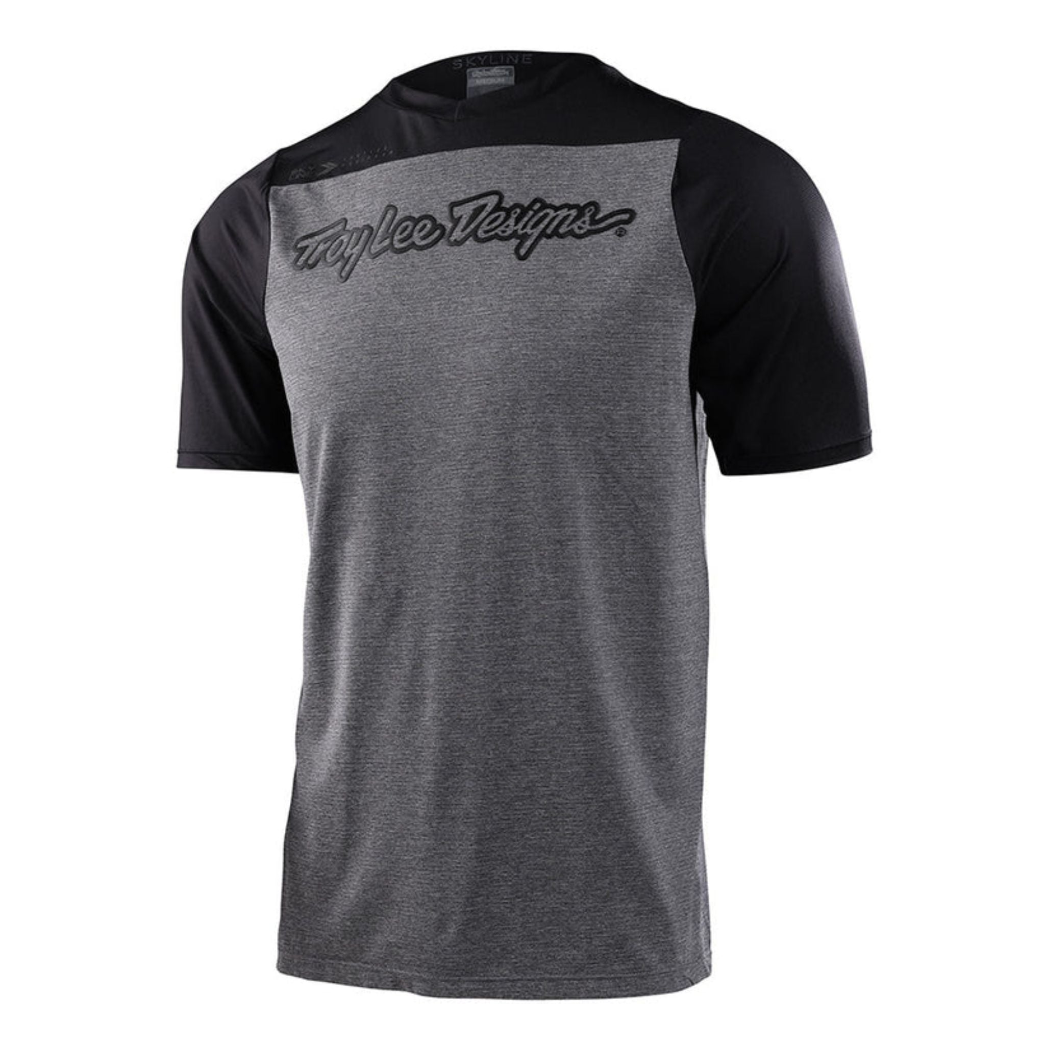 Troy Lee Designs Skyline SS Jersey Signature - Heather Gray/Black / XXL