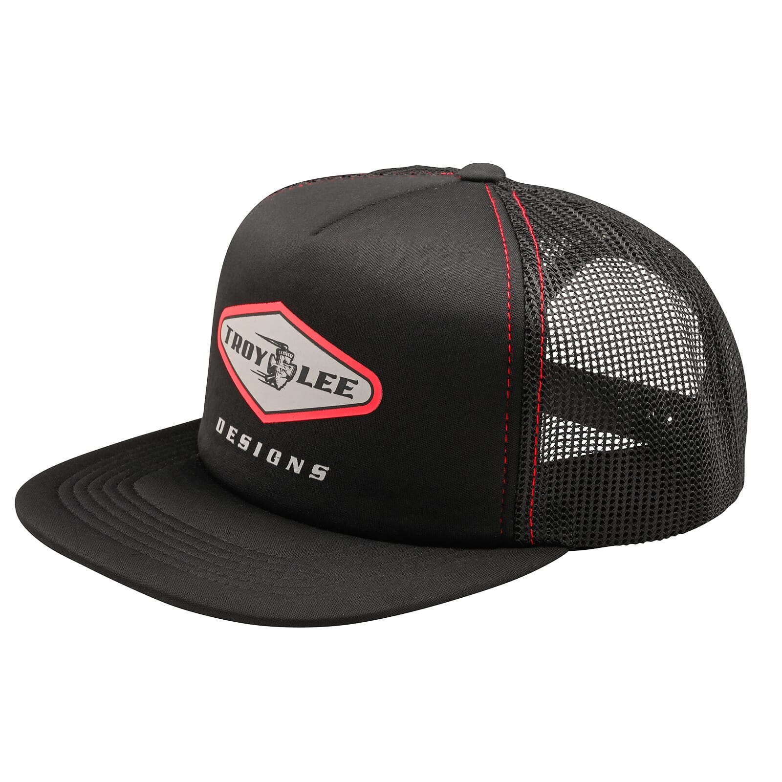 Troy Lee Designs Trucker Snapback Cap Carb Carb - Black / One Size