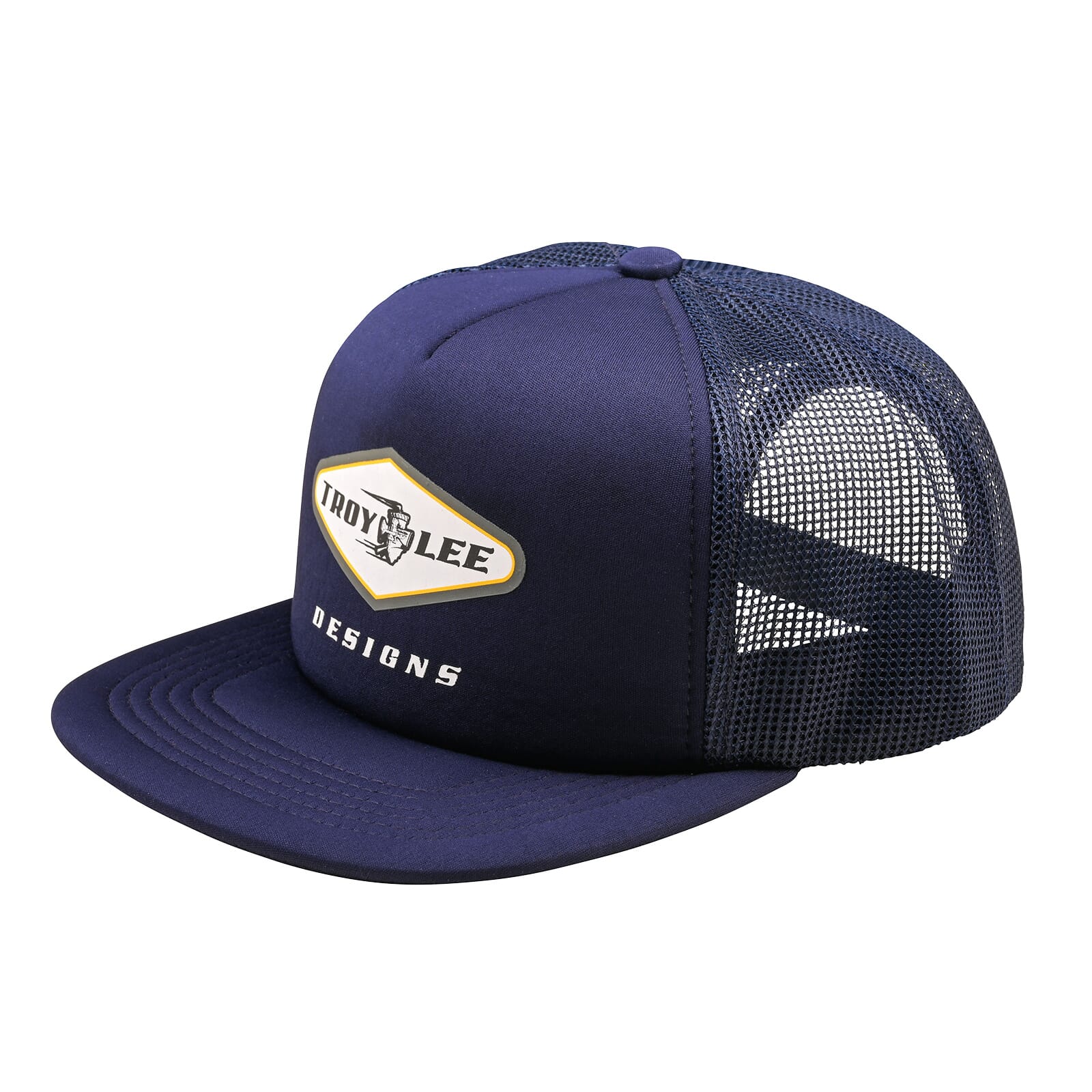 Troy Lee Designs Trucker Snapback Cap Carb Carb - Navy / One Size