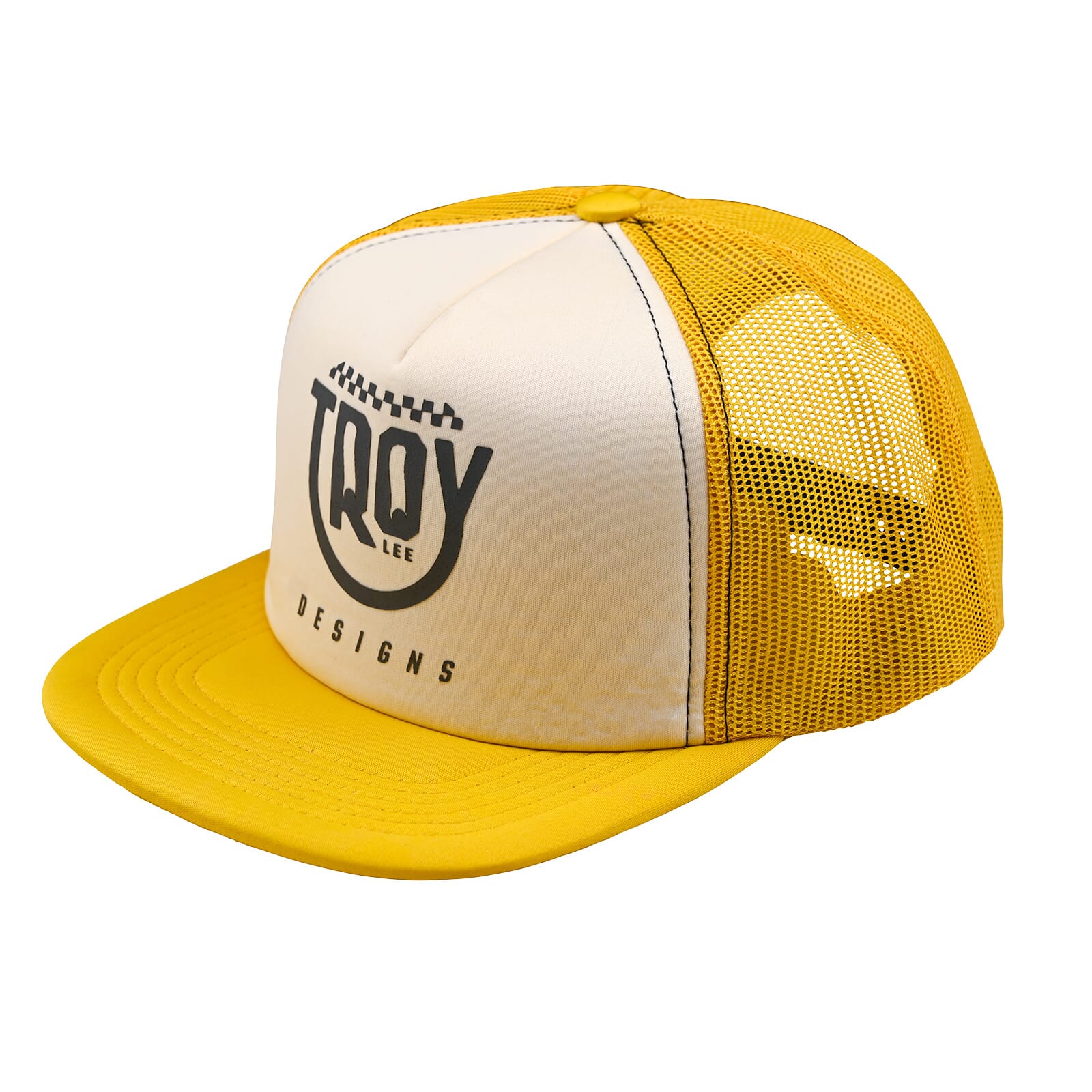 Troy Lee Designs Trucker Snapback Cap Smiley Smiley - Golden / One Size
