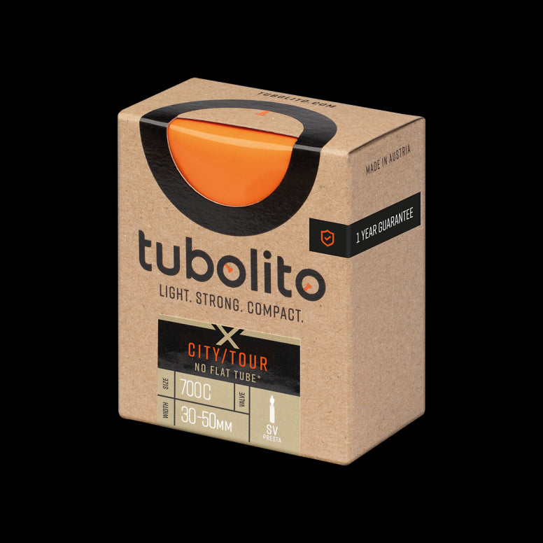 Tubolito X-Tubo City/Trekking Inner Tube Neon Orange / 700x30-47 / Presta