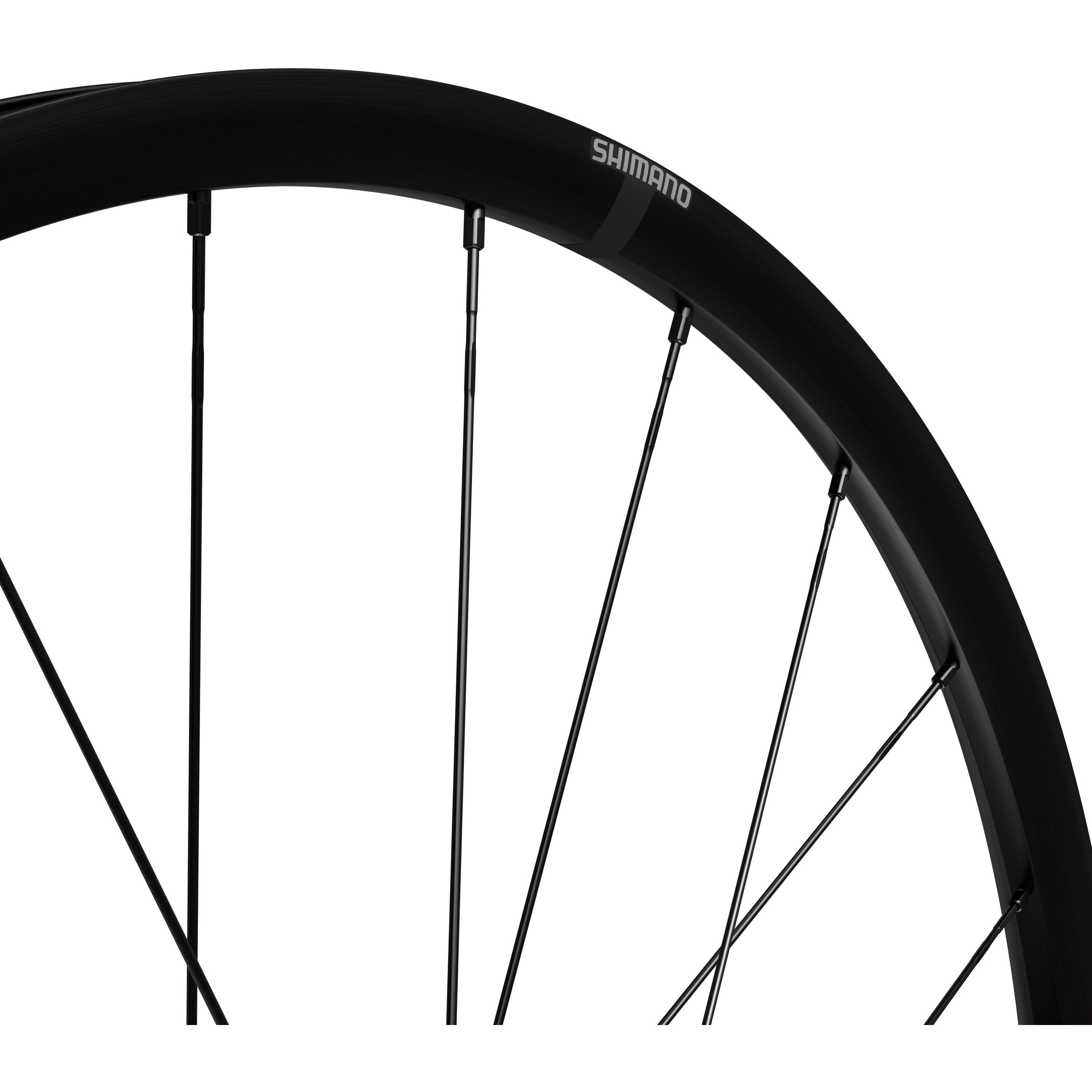 WH-RX180 Tubeless Ready CL Disc Front Wheel Black / Front 700c 100x12mm