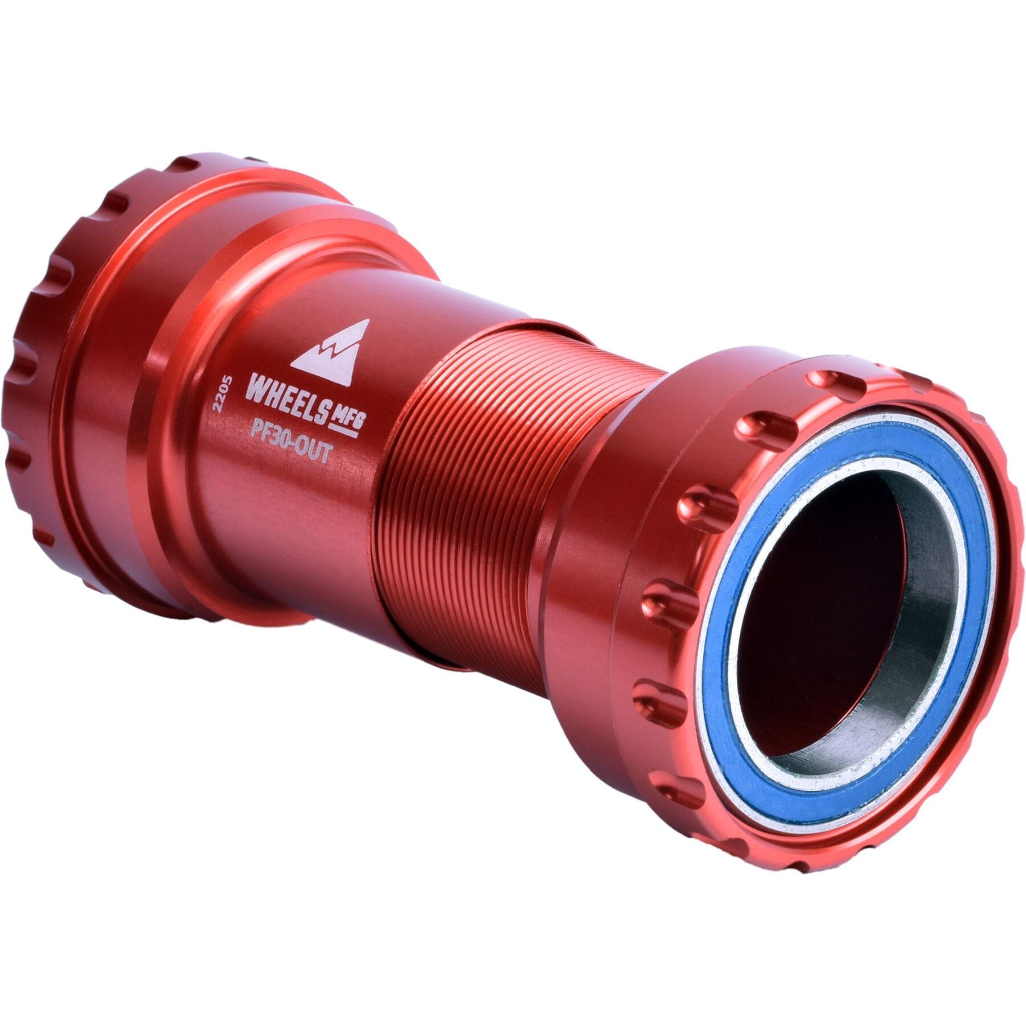 Wheels Manufacturing PF30 Threaded ABEC-3 Bottom Bracket for 30mm Cranks Red / 30 mm