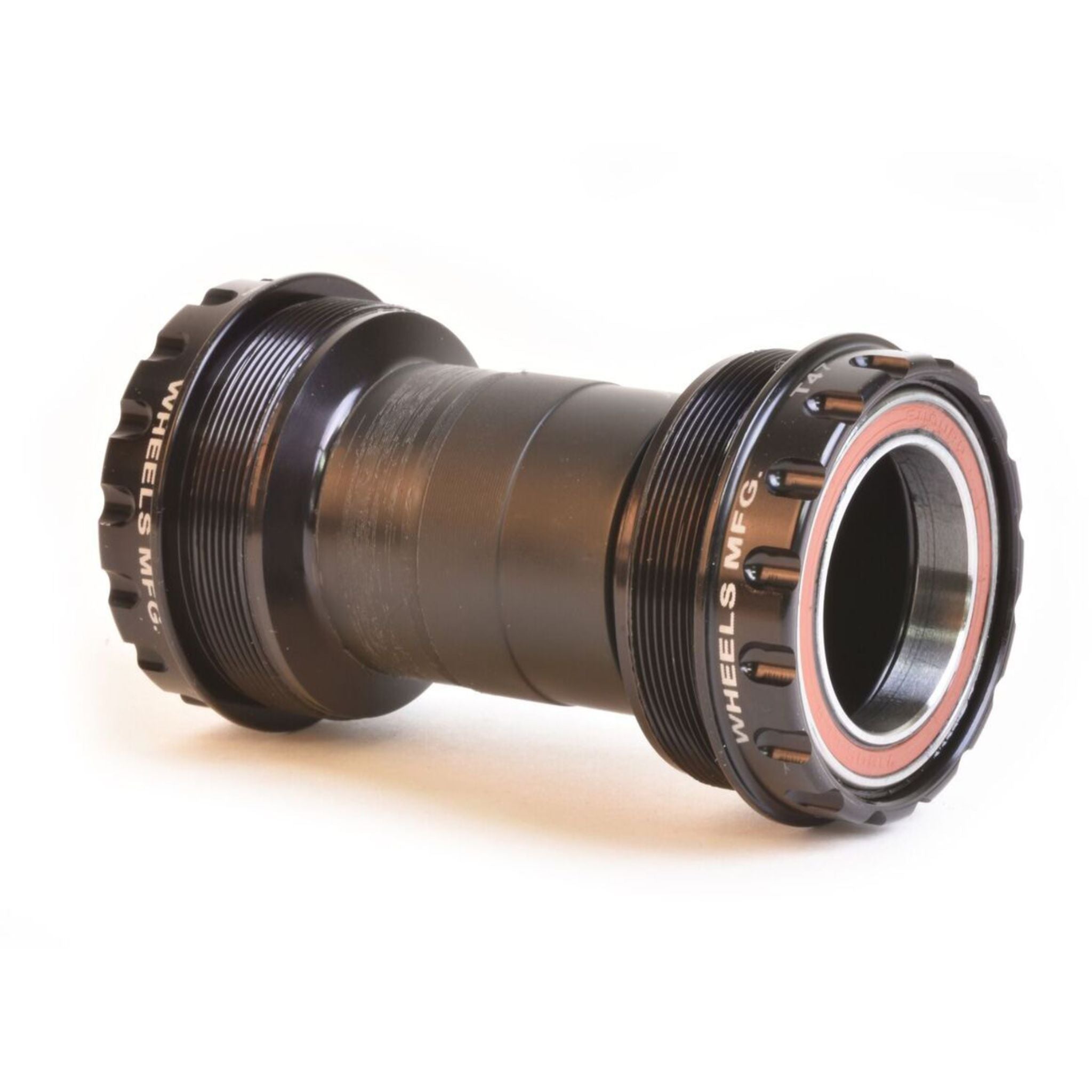 Wheels Manufacturing T47 Outboard Angular Contact Bottom Bracket For 30mm Cranks Black / 30 mm