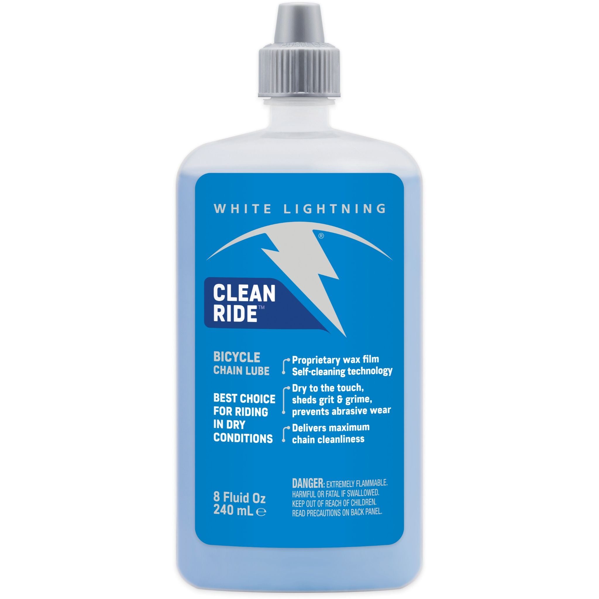 White Lightning Clean Ride Lube 240ml