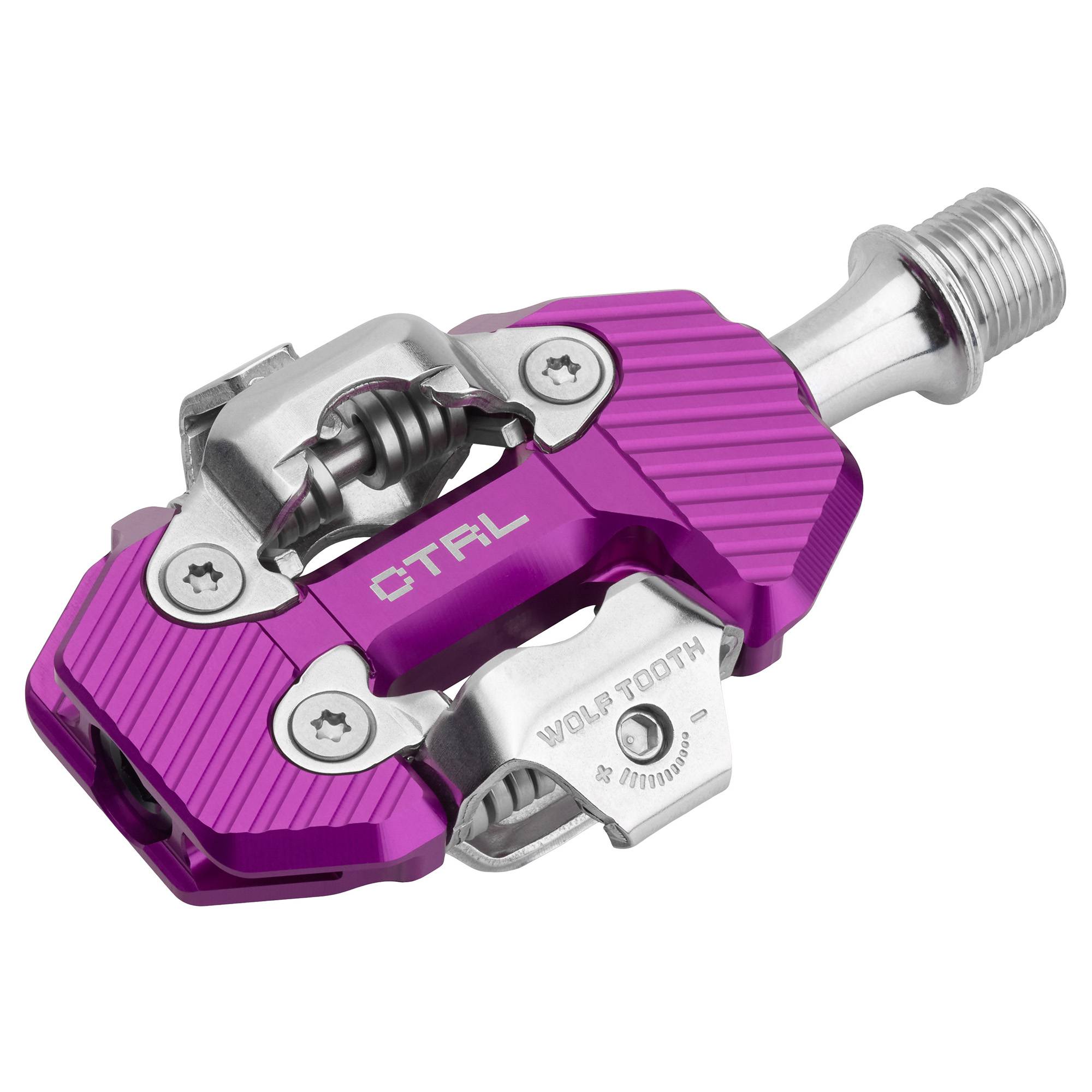 Wolf Tooth CTRL Trail Clipless Pedals Ultraviolet Purple