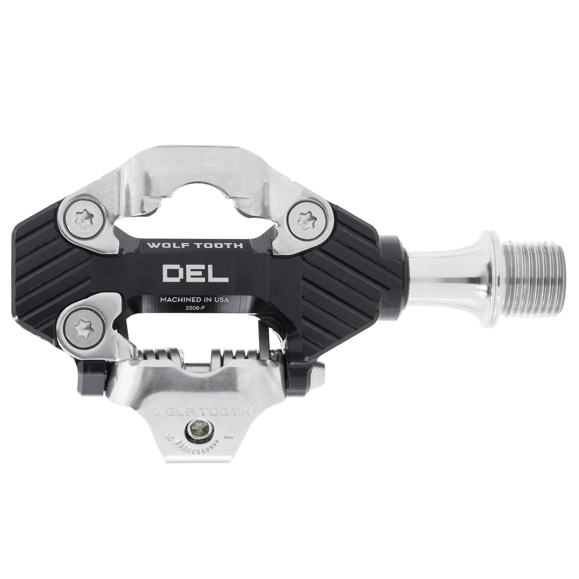 Wolf Tooth DEL Gravel Clipless Pedals Black