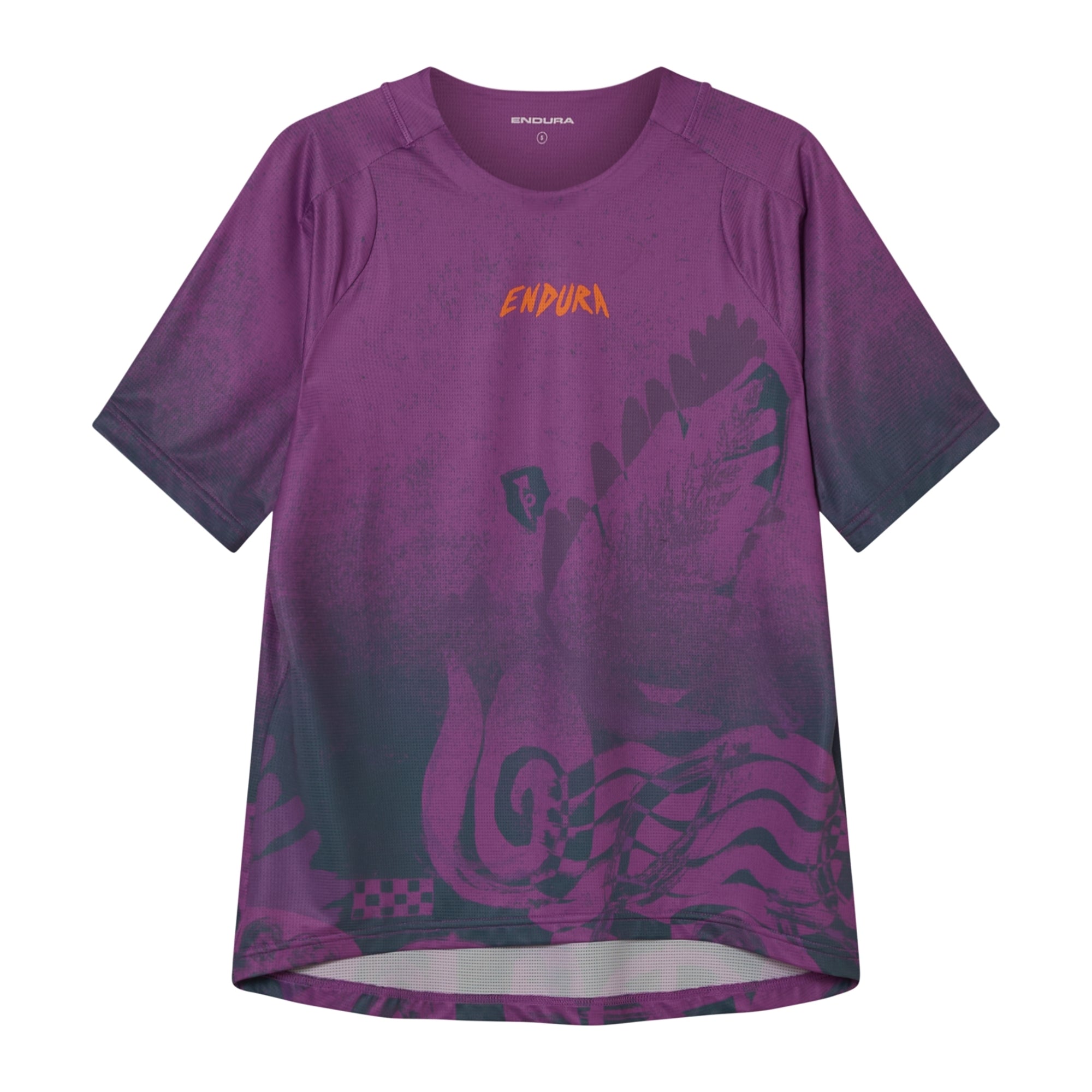 Women's Singletrack S/S Print Tee End Purple / XS