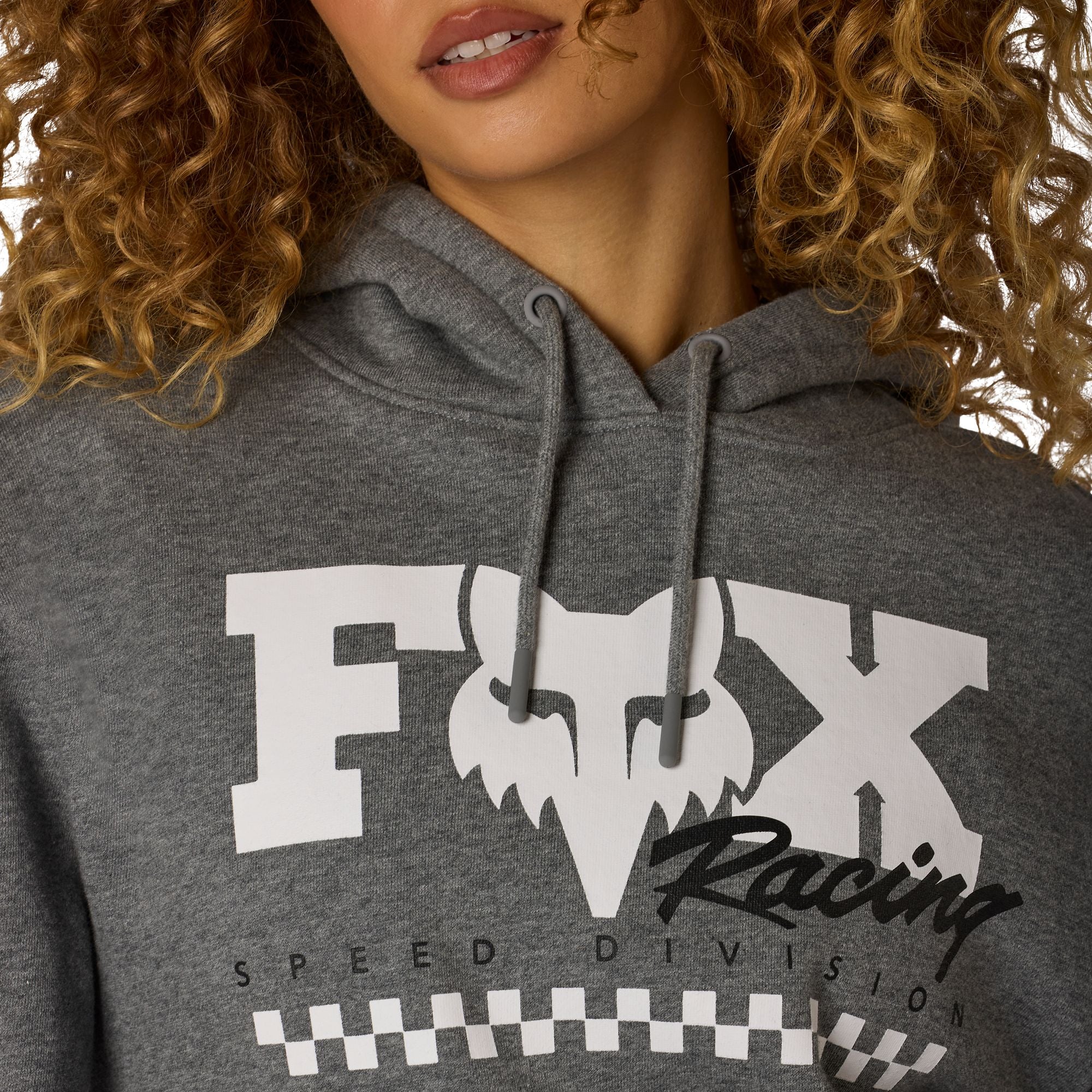 Womens Checker Pullover Hoodie
