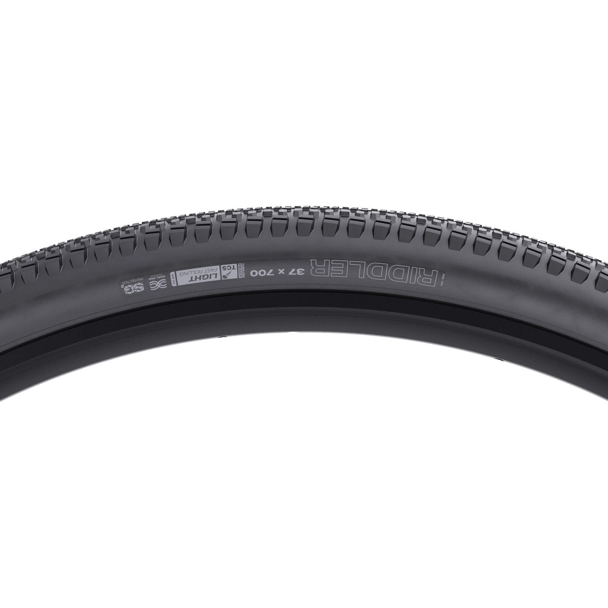 WTB Riddler Tyre Black / 700 x 37 / TCS LIGHT/FAST ROLLING 120TPI DUAL DNA SG2