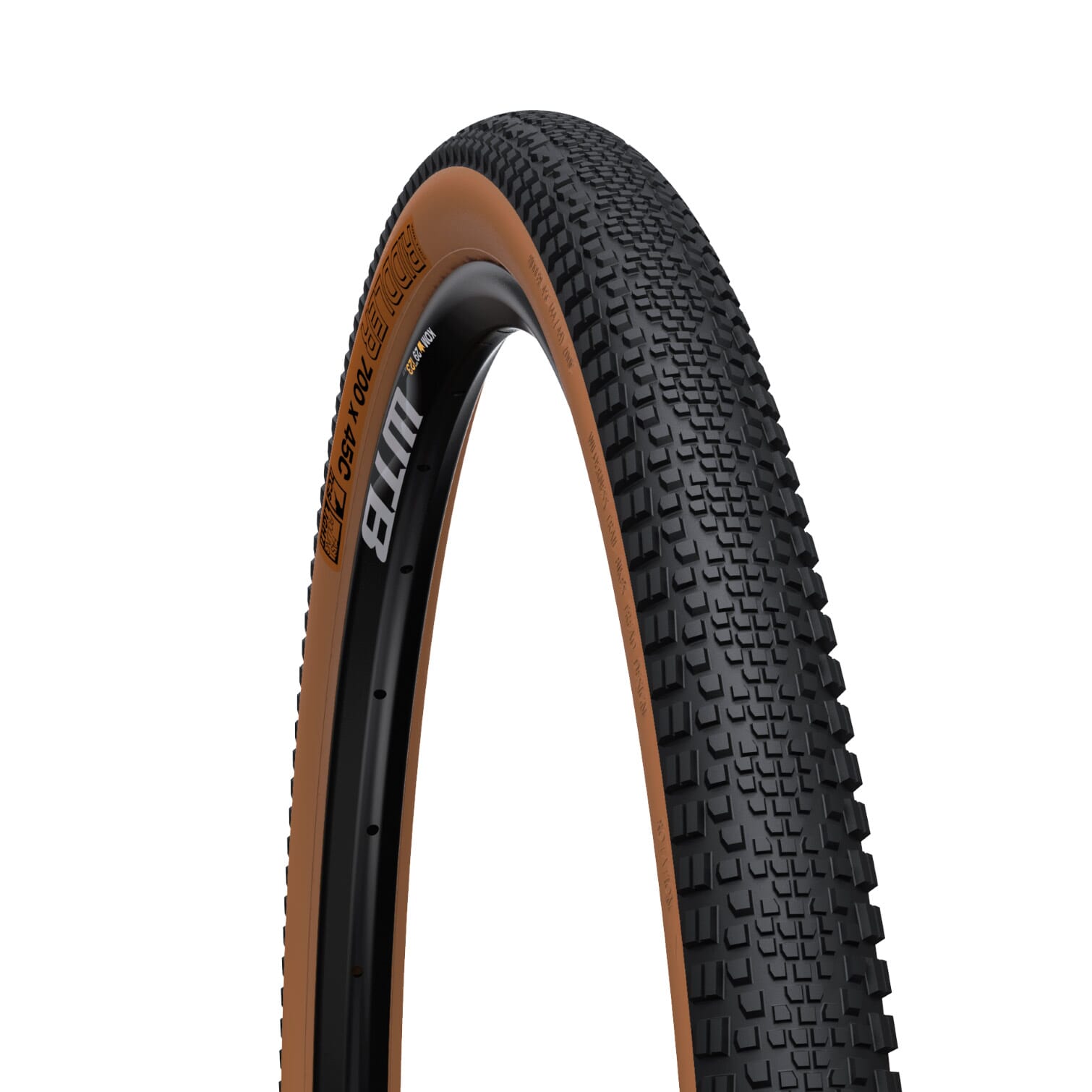 WTB Riddler Tyre Tan / 700 x 45 / TCS LIGHT/FAST ROLLING 60TPI DUAL DNA