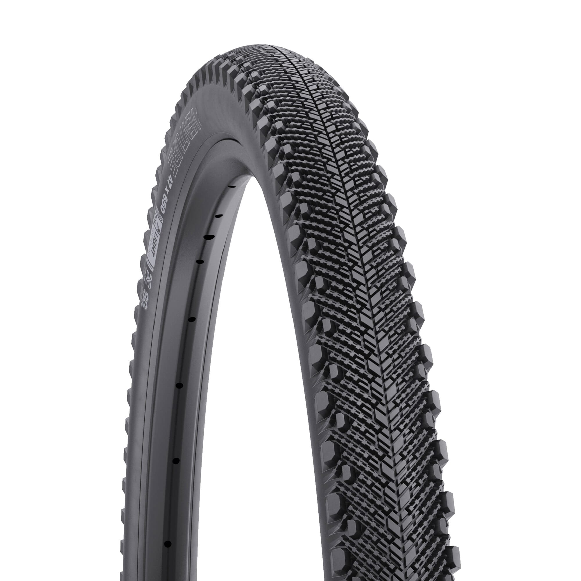 WTB Venture Gravel Tyre Black / 650 x 47 / TCS LIGHT/FAST ROLLING 120TPI DUAL DNA SG2