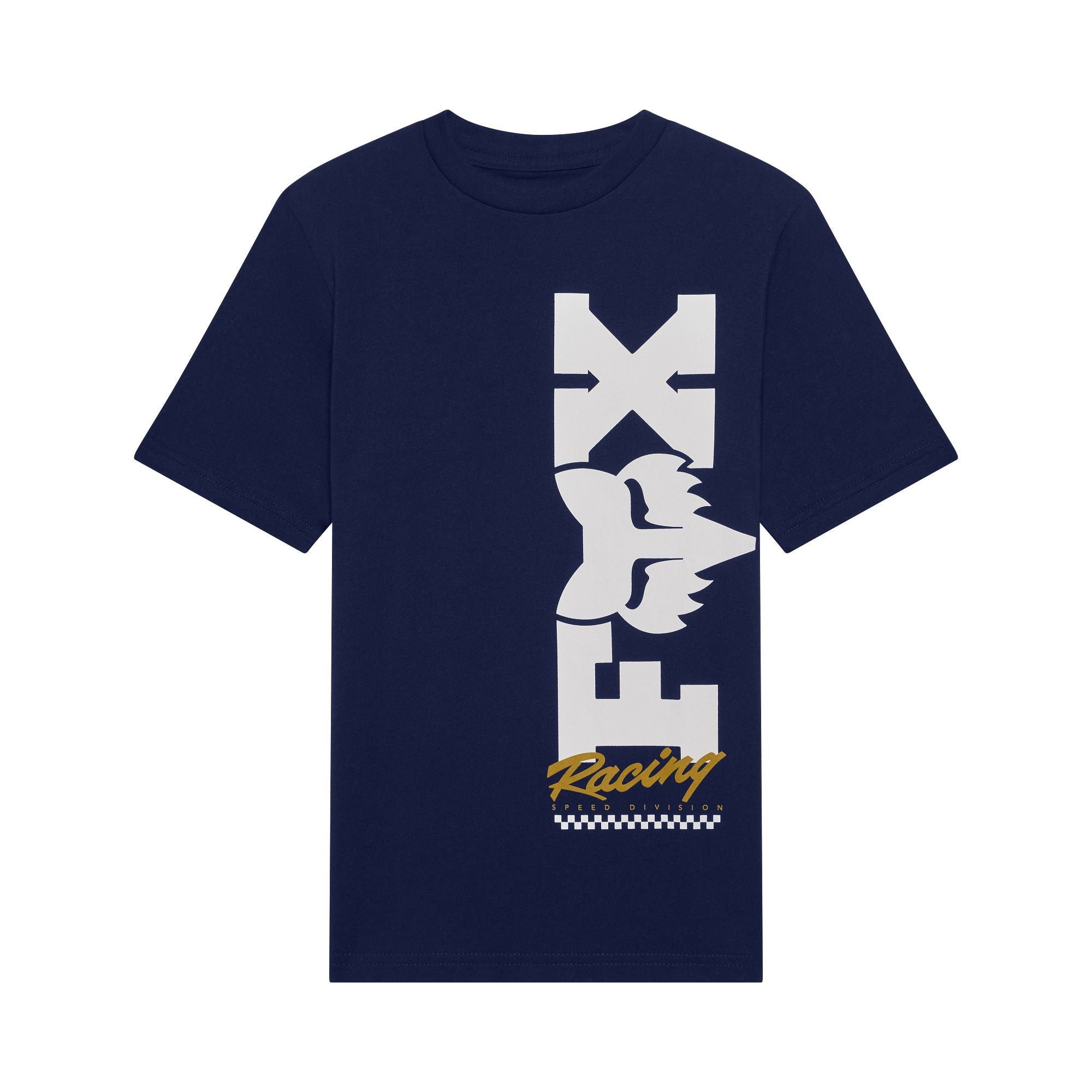Youth Checker Tee Navy / YS