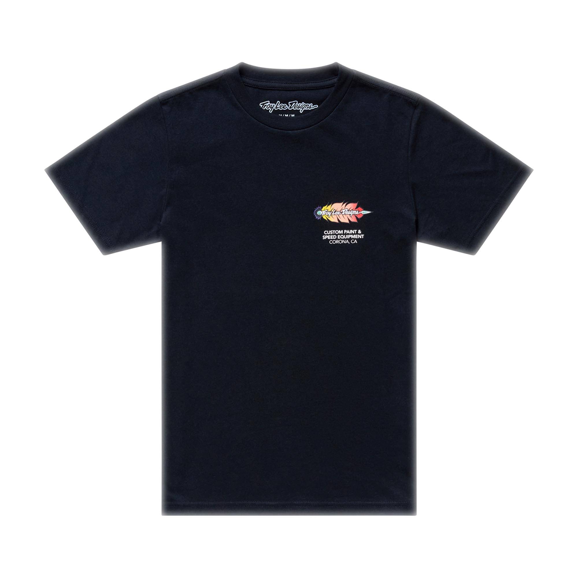 Youth Feathers Short Sleeve Tee Feathers - Black/Black / S