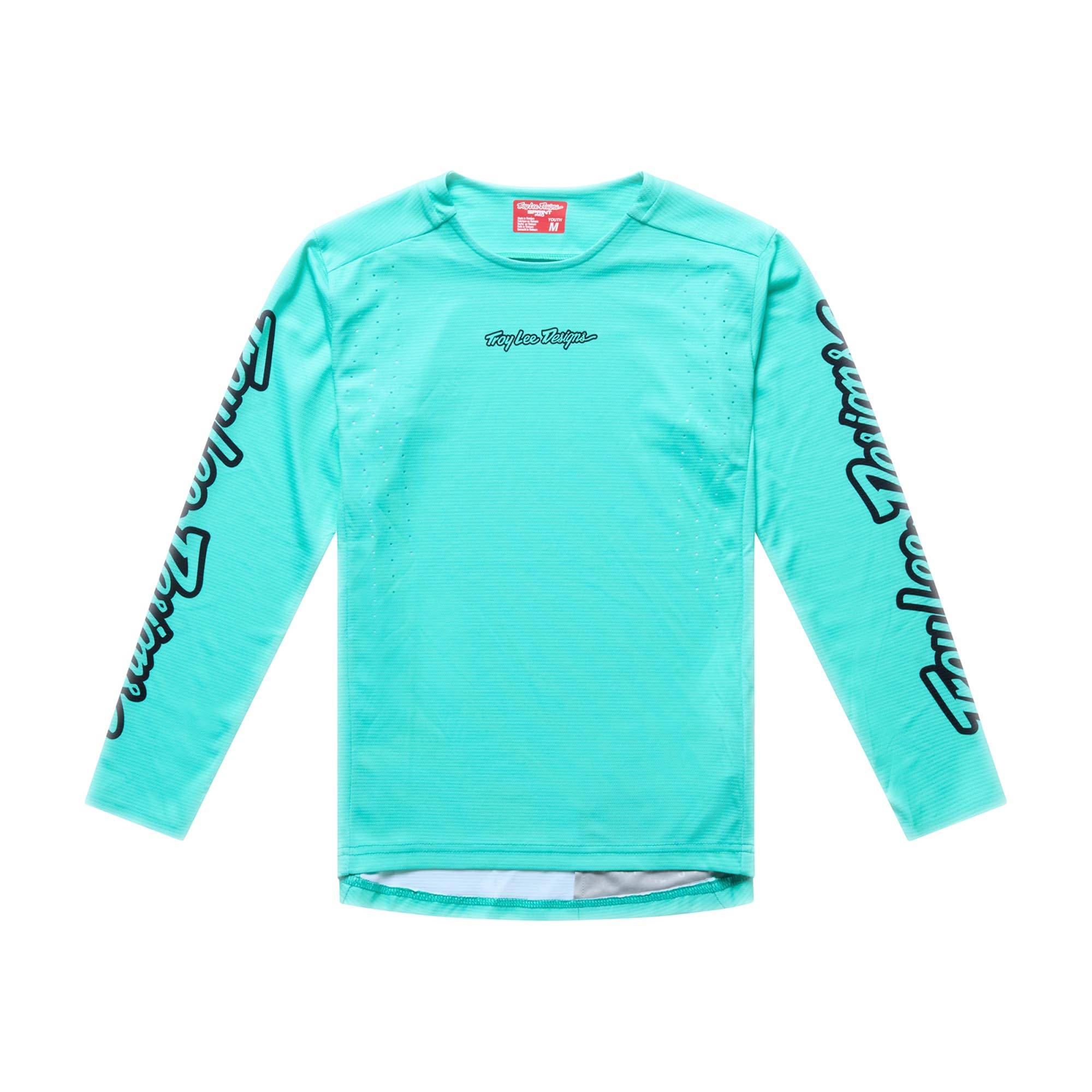 Youth Sprint Pro Jersey Mono - Real Teal / XS
