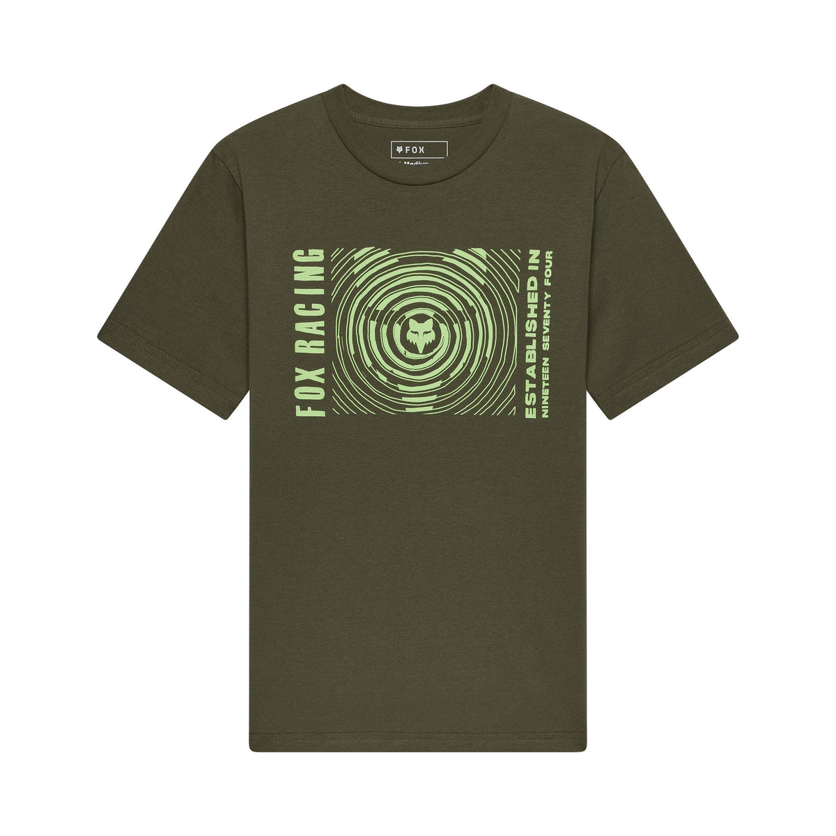 Youth Warped SS Tee Dark Green / YS
