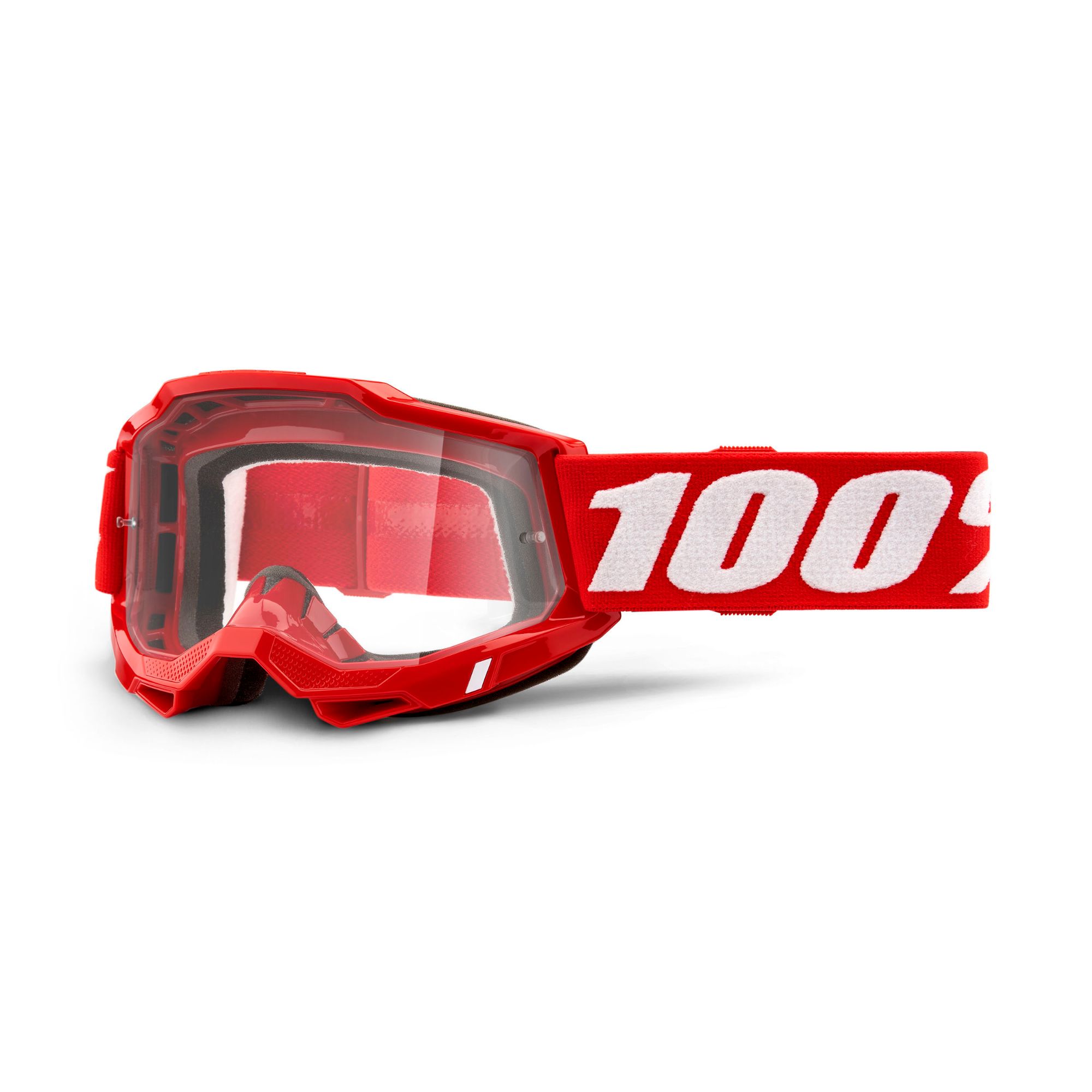 100% Accuri 2 OTG Goggles 2024 Red / Clear Lens