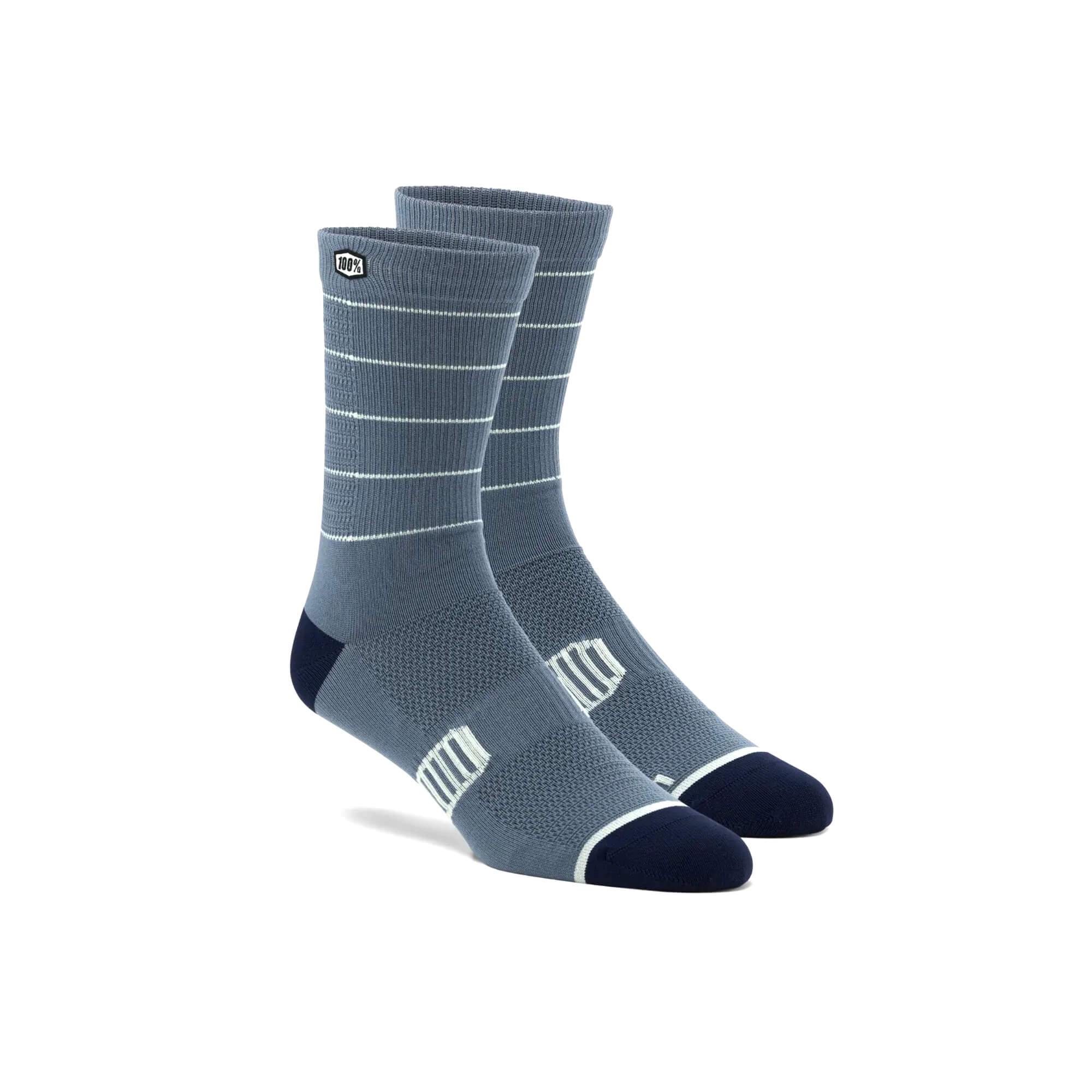 100% Advocate Performance Socks Slate Navy / S/M