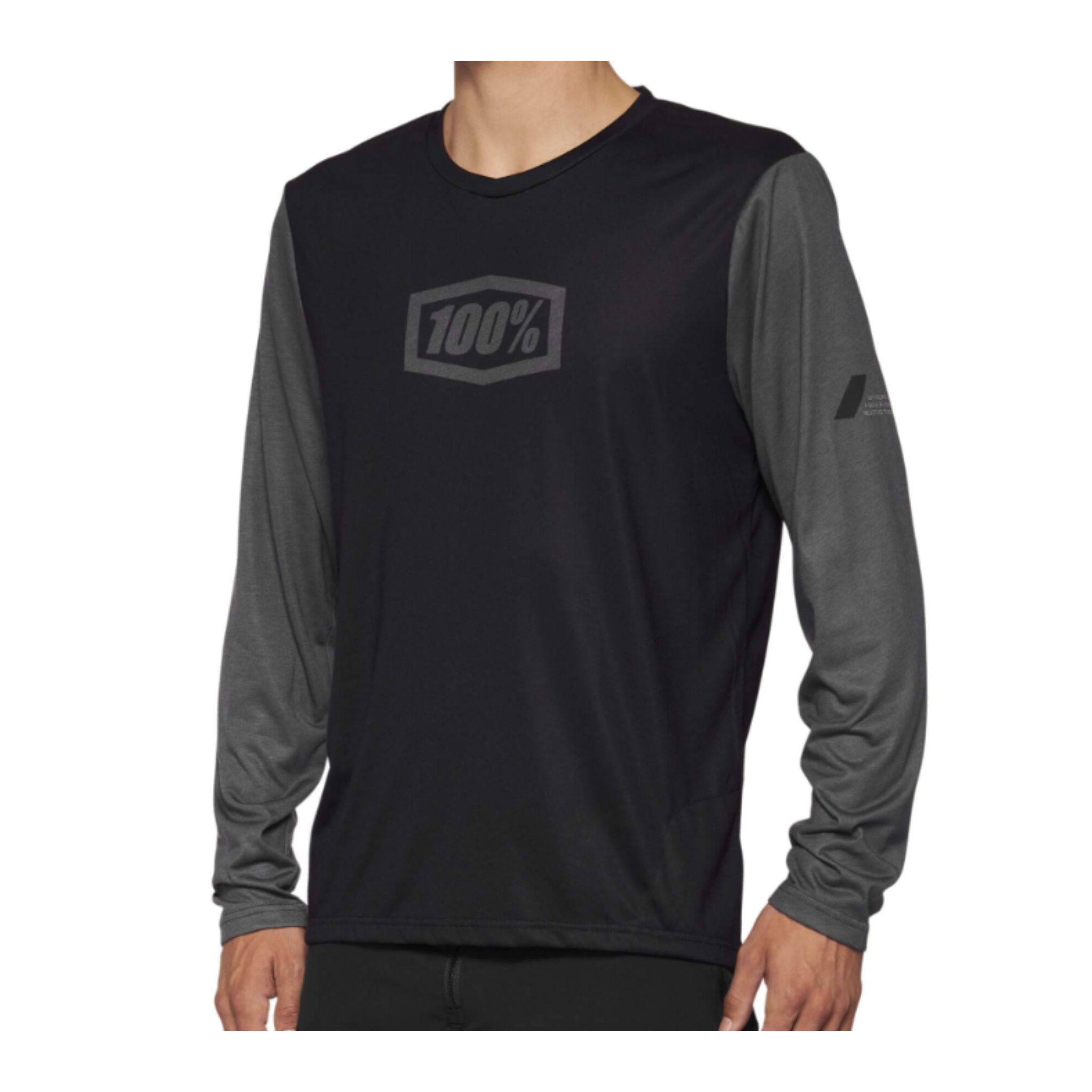 100% Airmatic Long Sleeve MTB Jersey Black / S