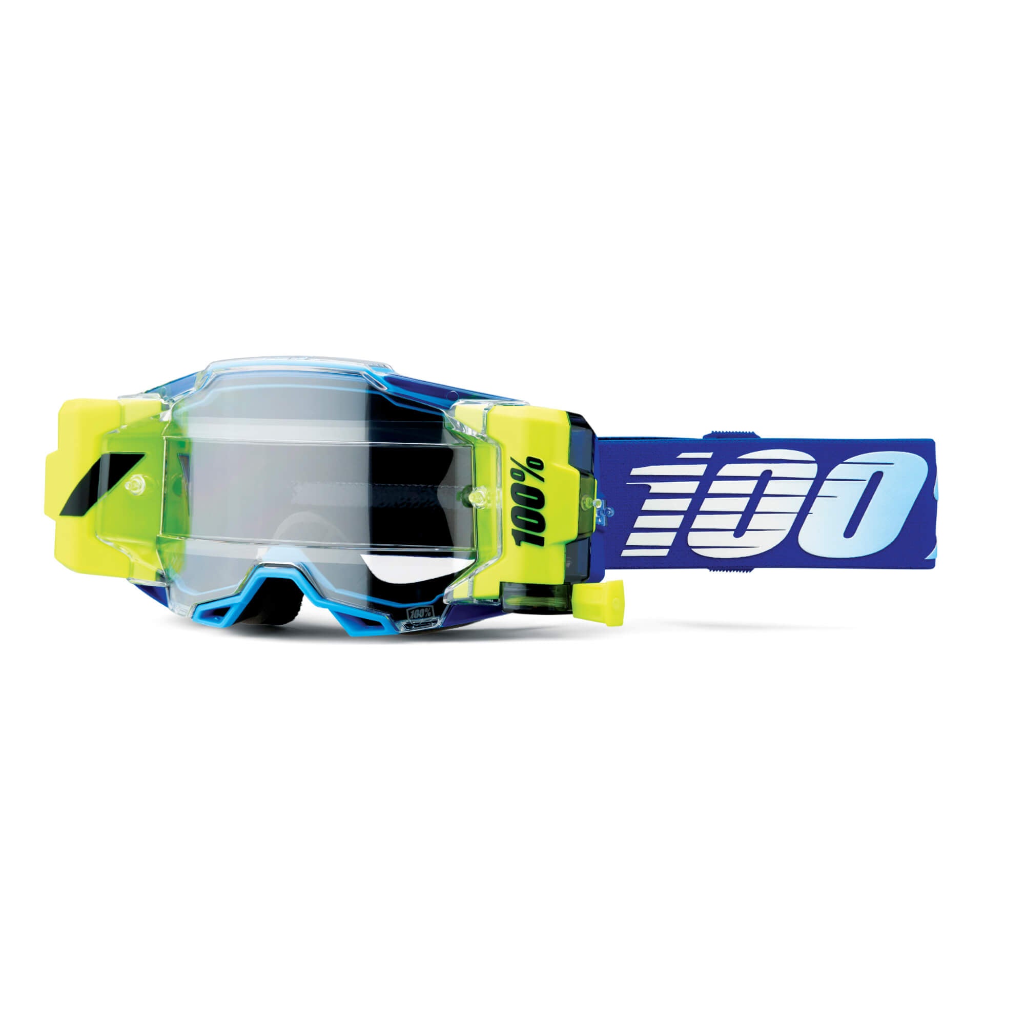 100% Armega Forecast Goggles Nuclear Citrus / Clear Lens