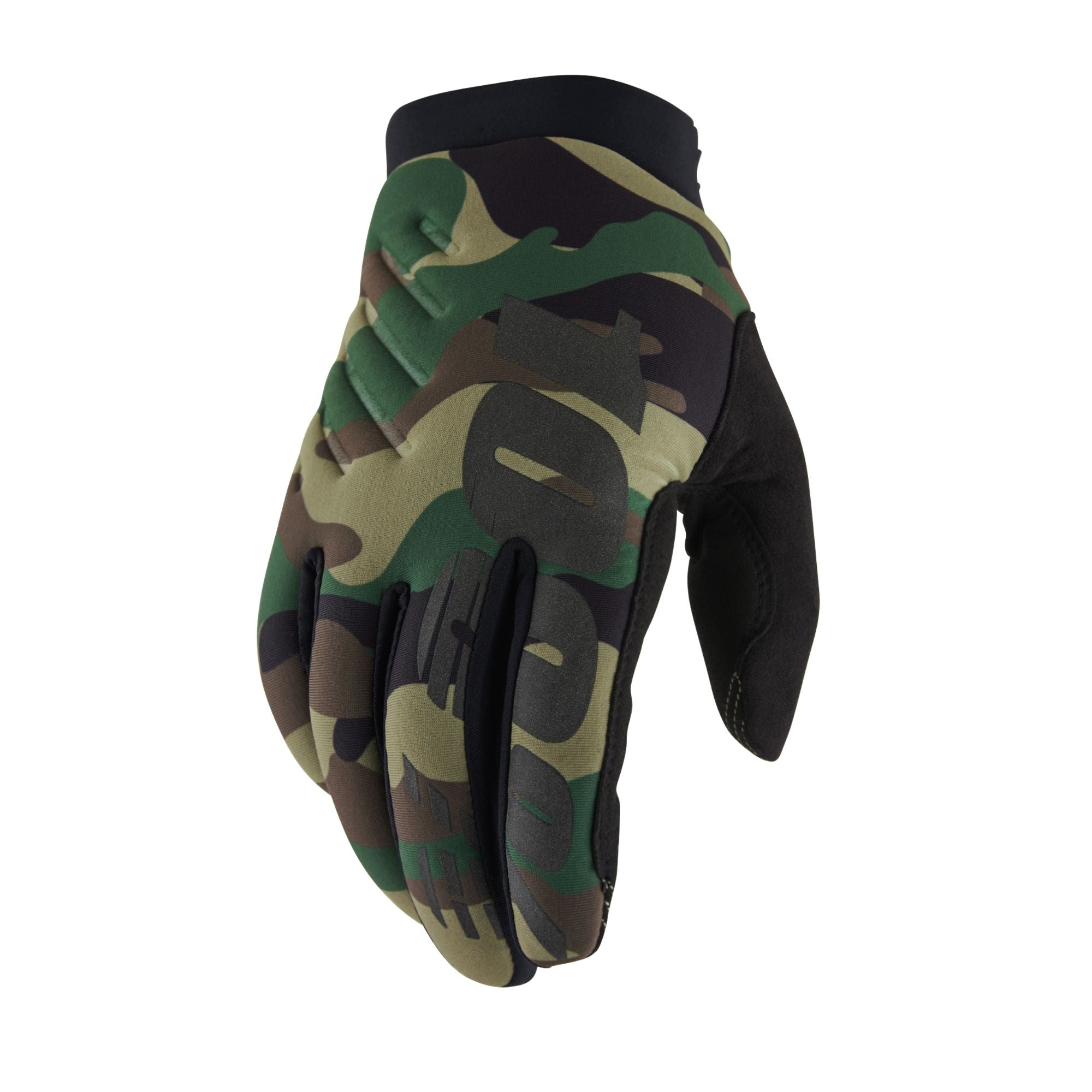 100% Brisker Gloves Camo / Black / S