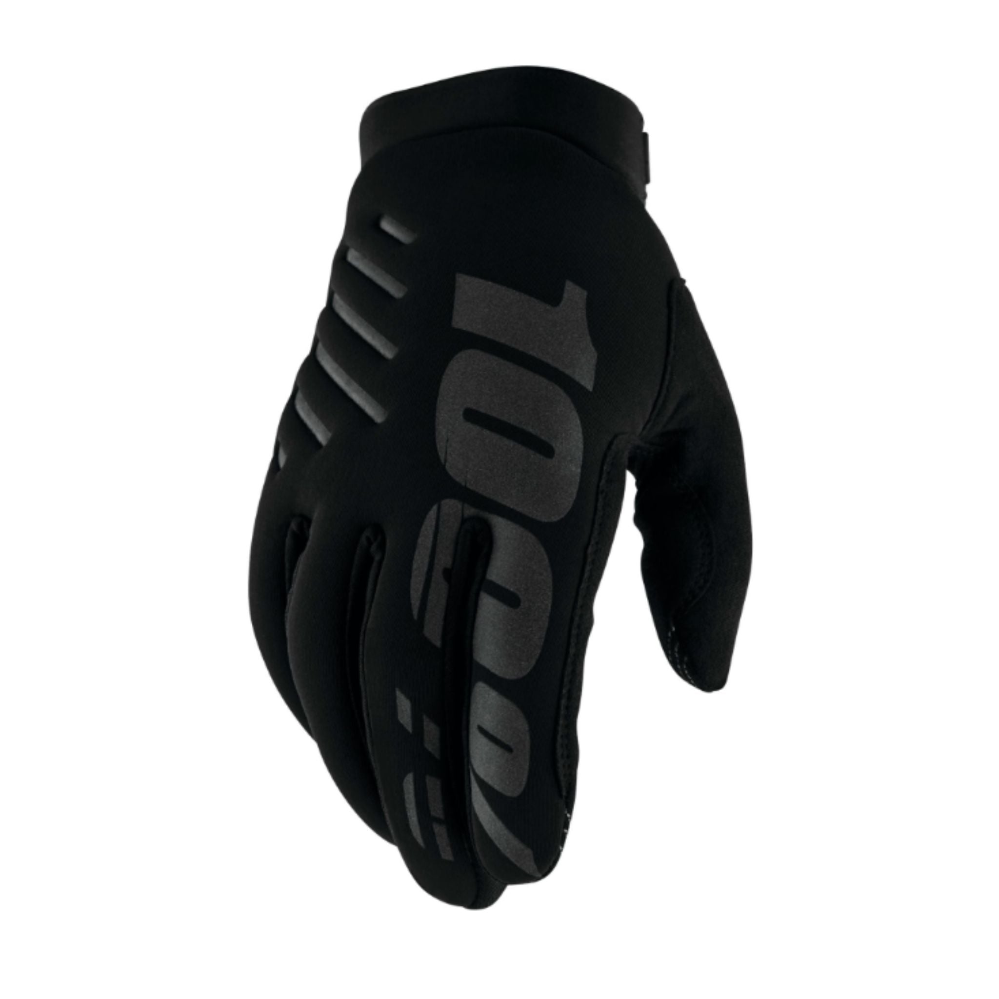 100% Brisker Youth Gloves Black / S