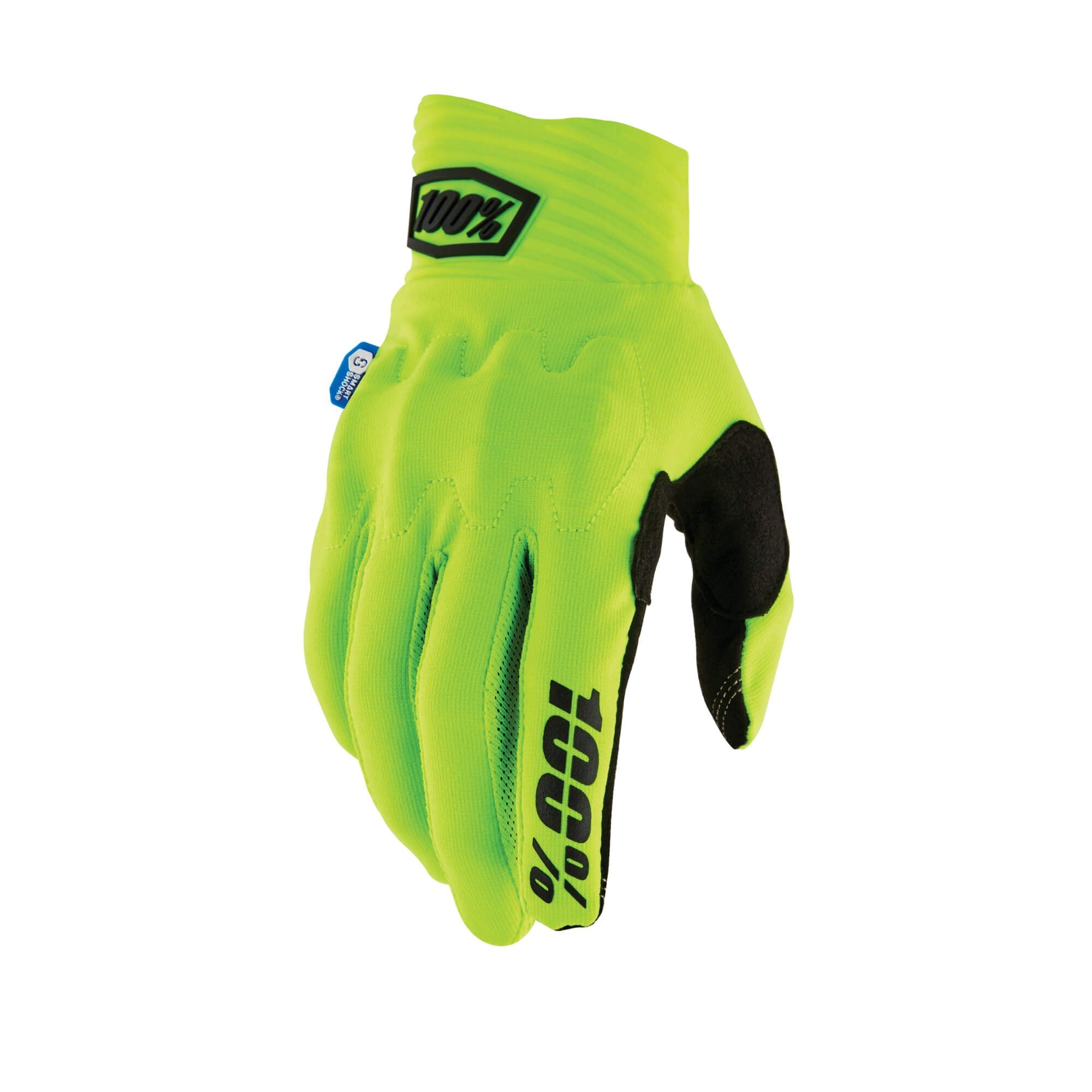 100% Cognito Smart Shock Gloves Fluo Yellow / XL