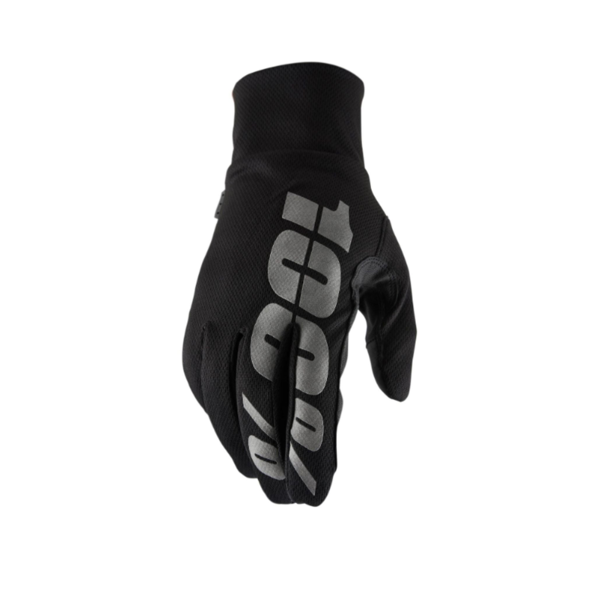 100% Hydromatic Waterproof Gloves Black / S