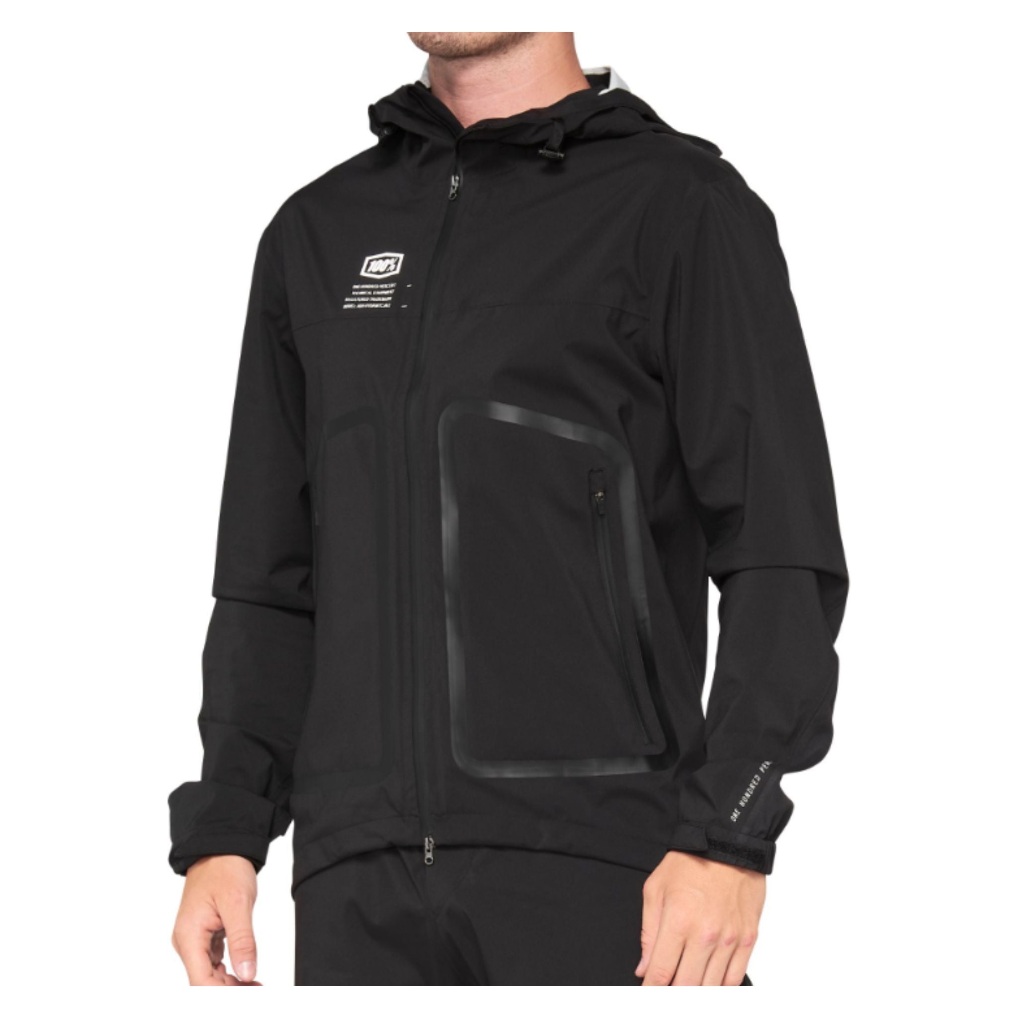 100% Hydromatic Waterproof Jacket Black / S