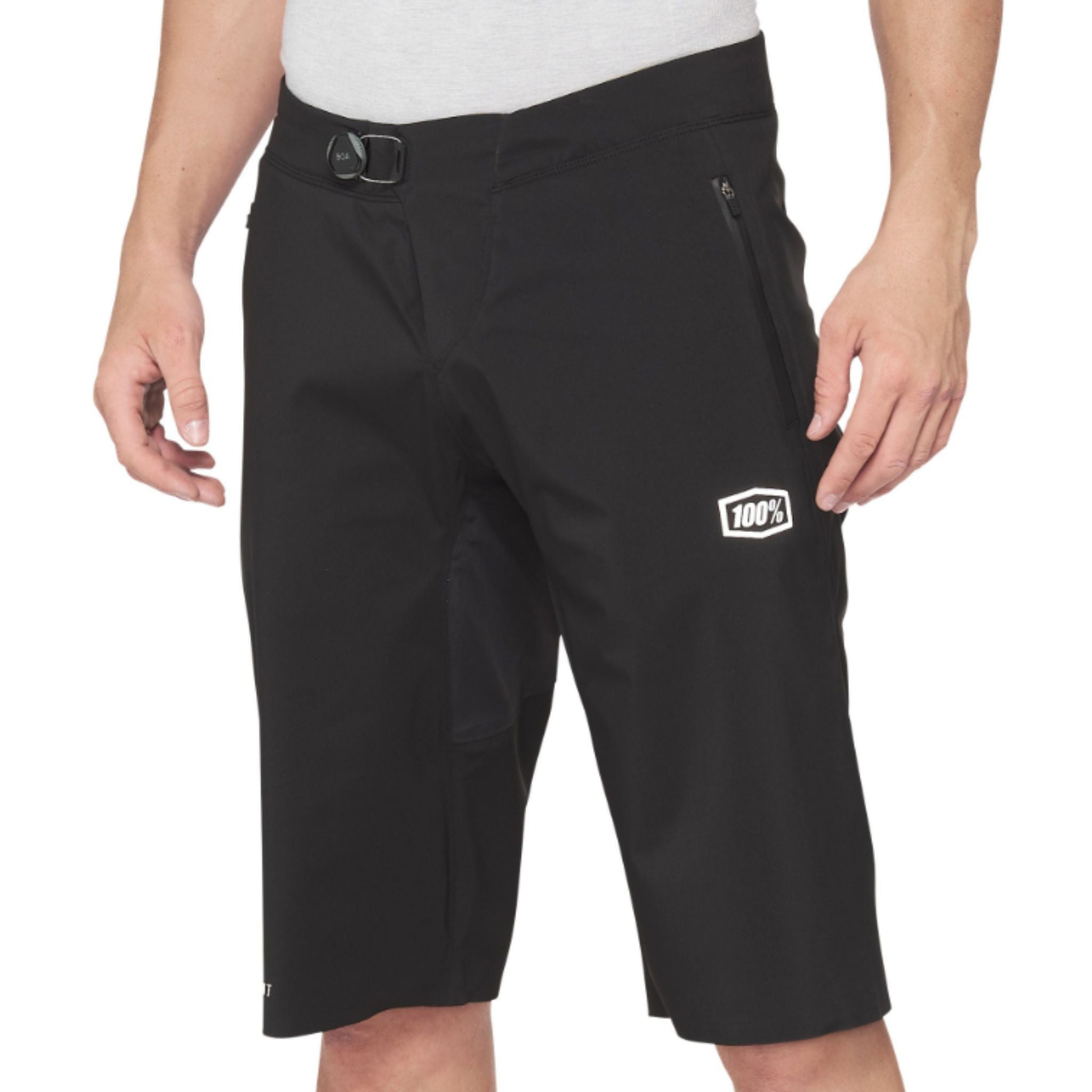 100% Hydromatic Waterproof Shorts Black / 28