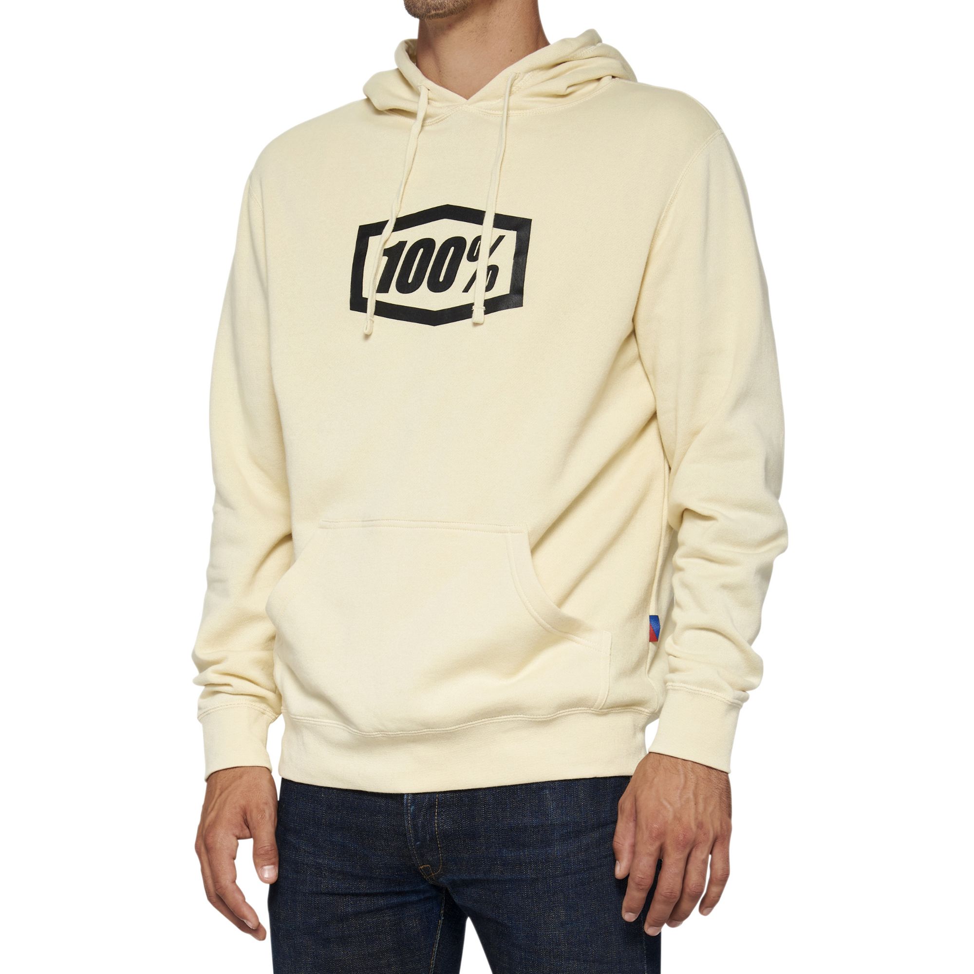 100% Icon Pullover Hoodie Chalk / XL