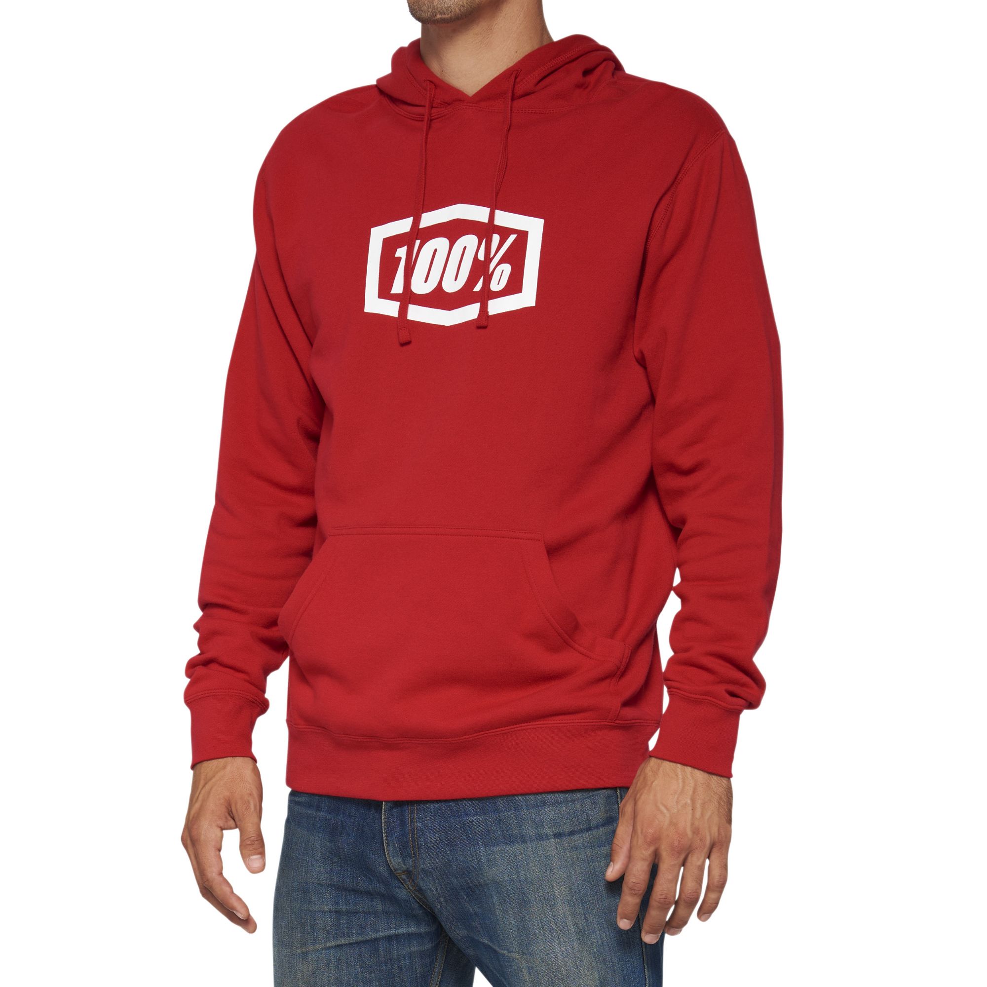 100% Icon Pullover Hoodie Deep Red / XL