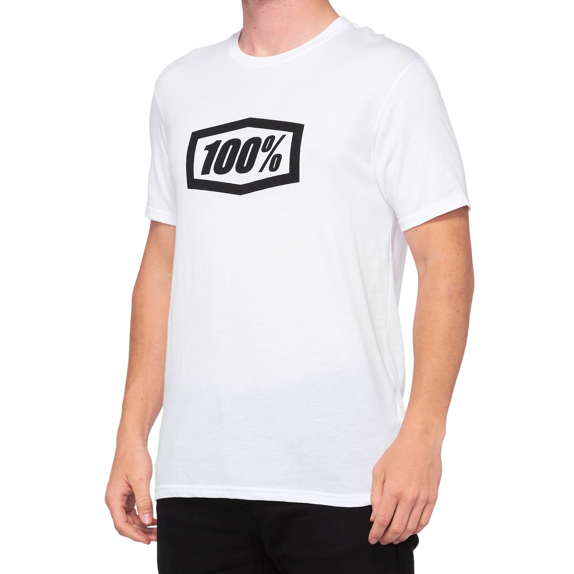 100% Icon Short Sleeve T-Shirt White / XL