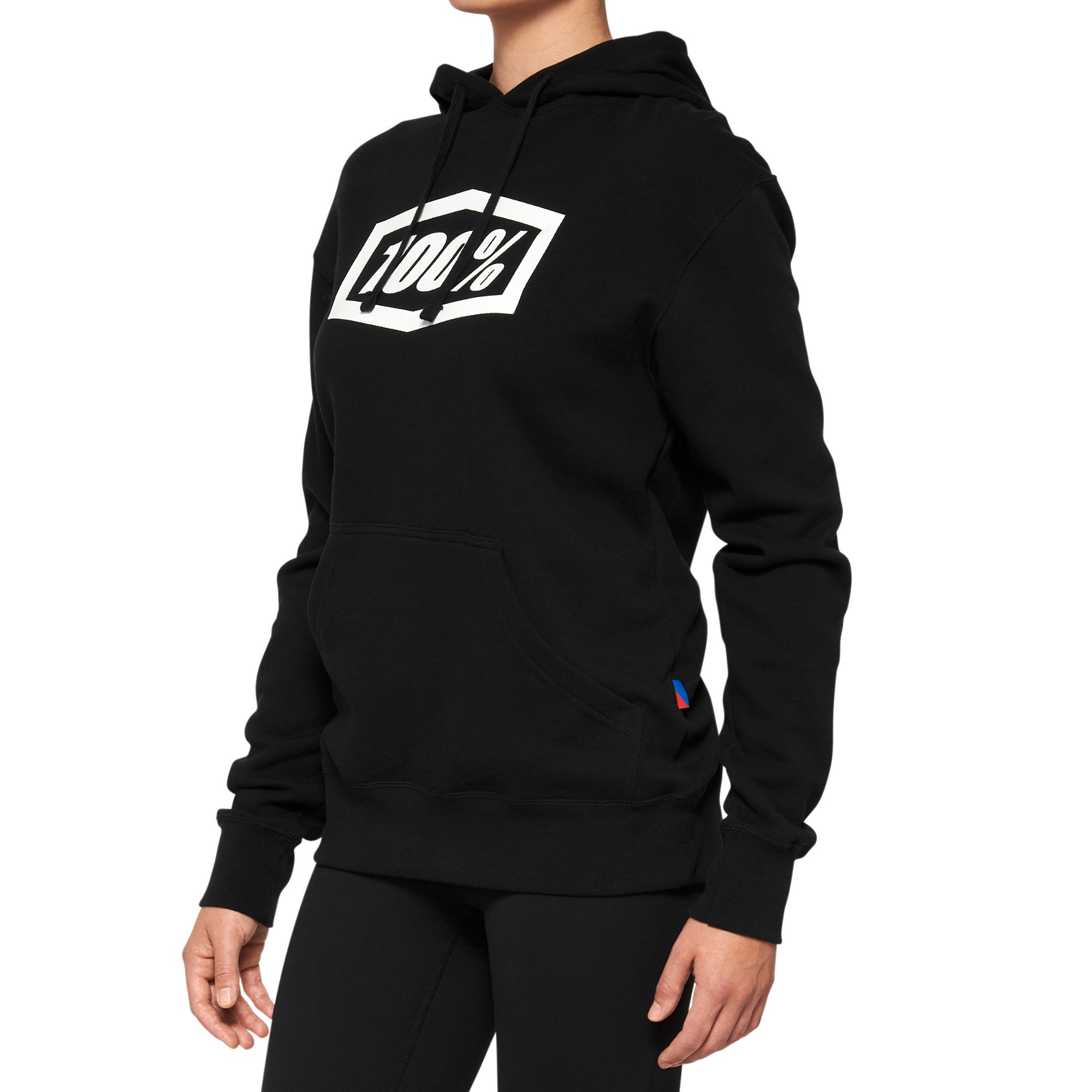 100% Icon Women's Pullover Hoodie Black / XL
