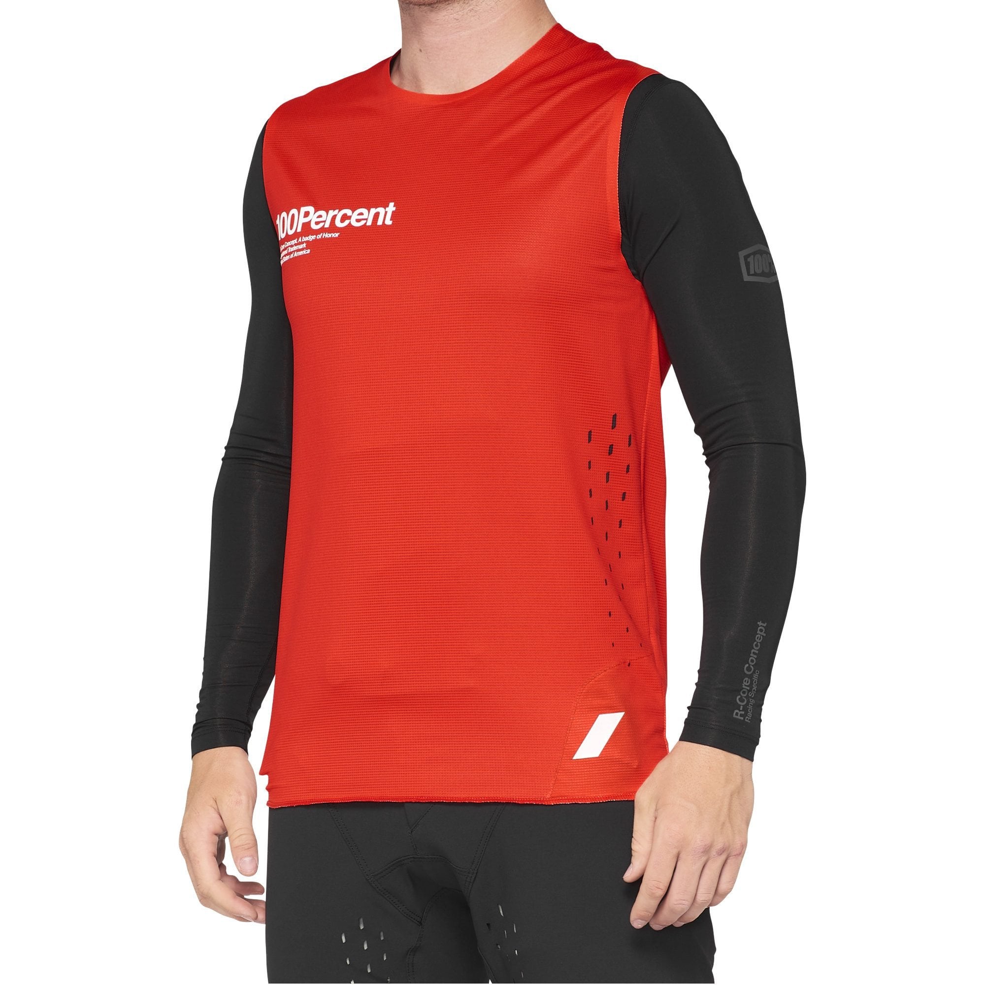 100% R-Core Concept sleeveless Jersey 2021 Red / M