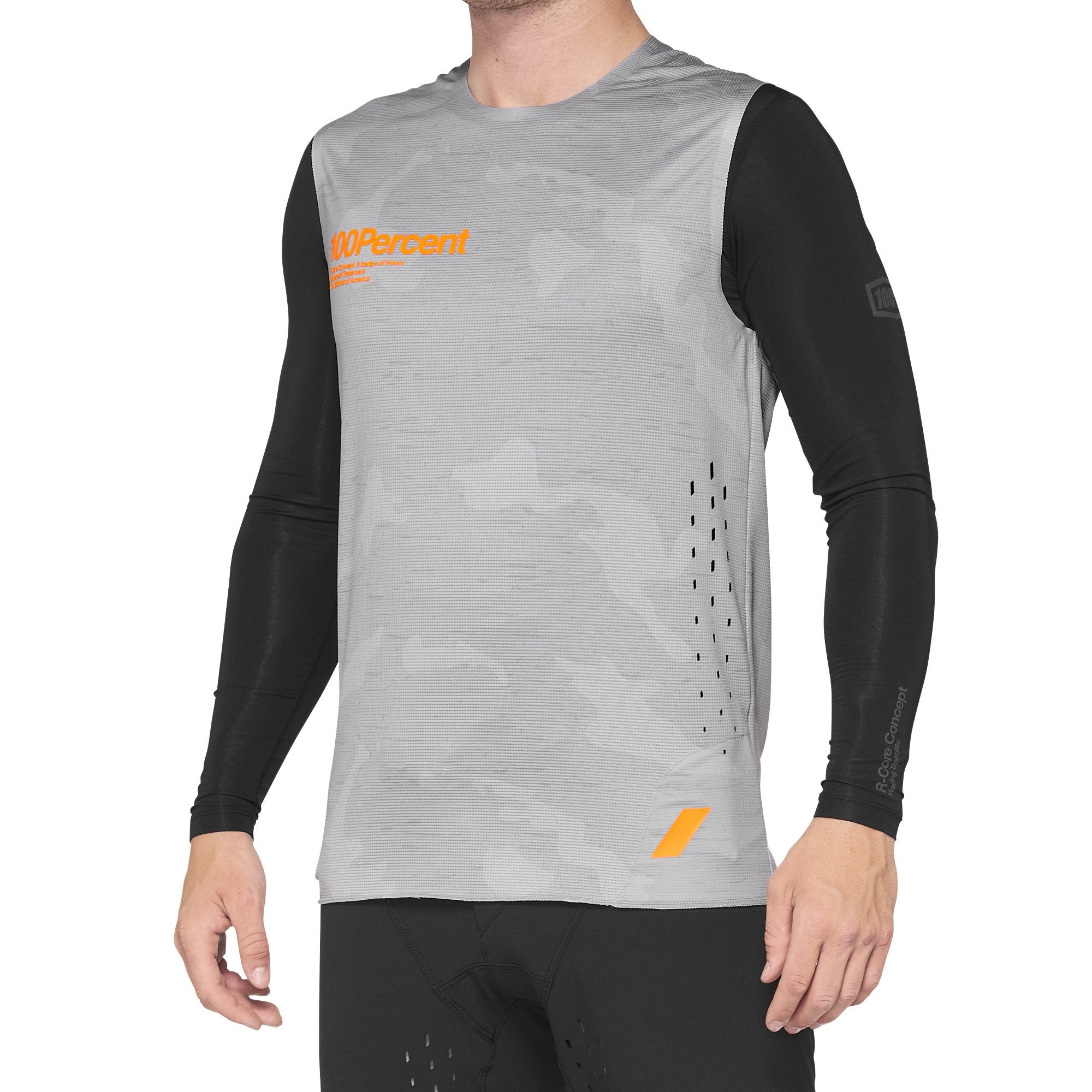 100% R-Core Concept Sleeveless Jersey Grey Camo / S
