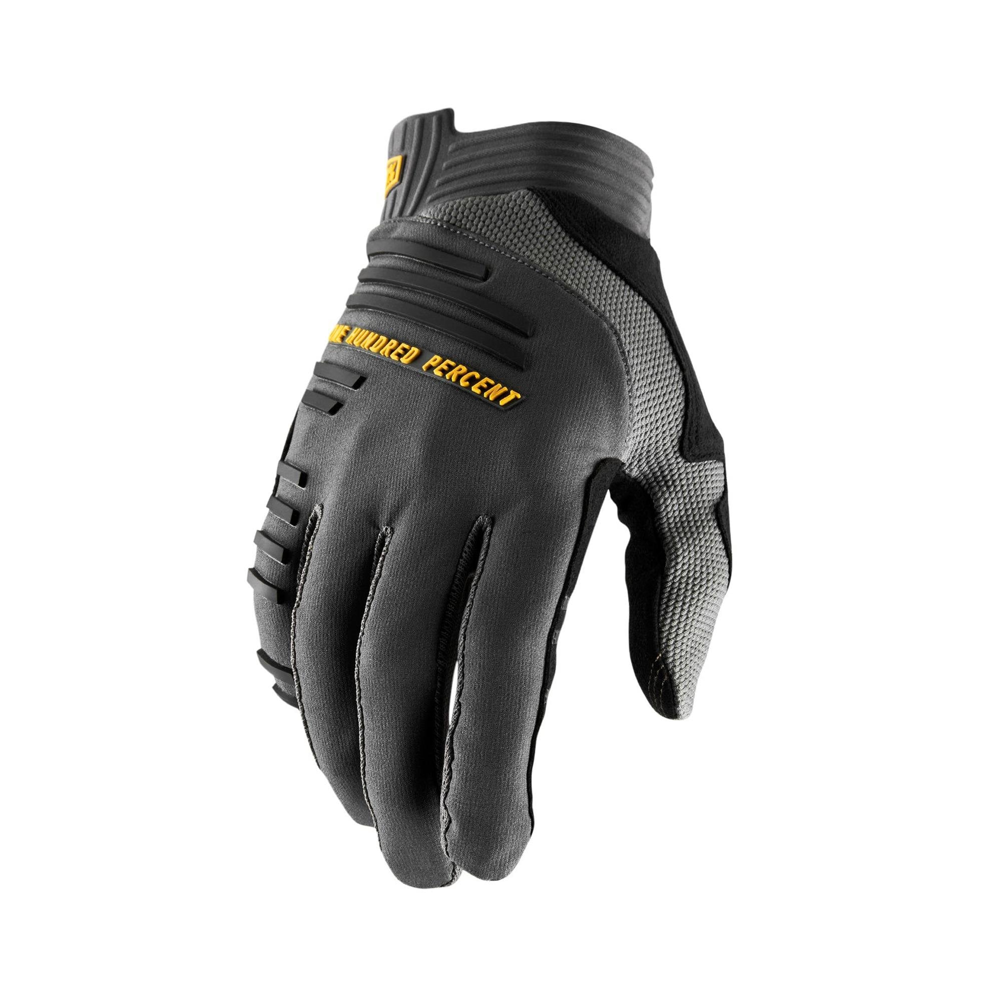 100% R-Core Gloves 2021 Charcoal / S