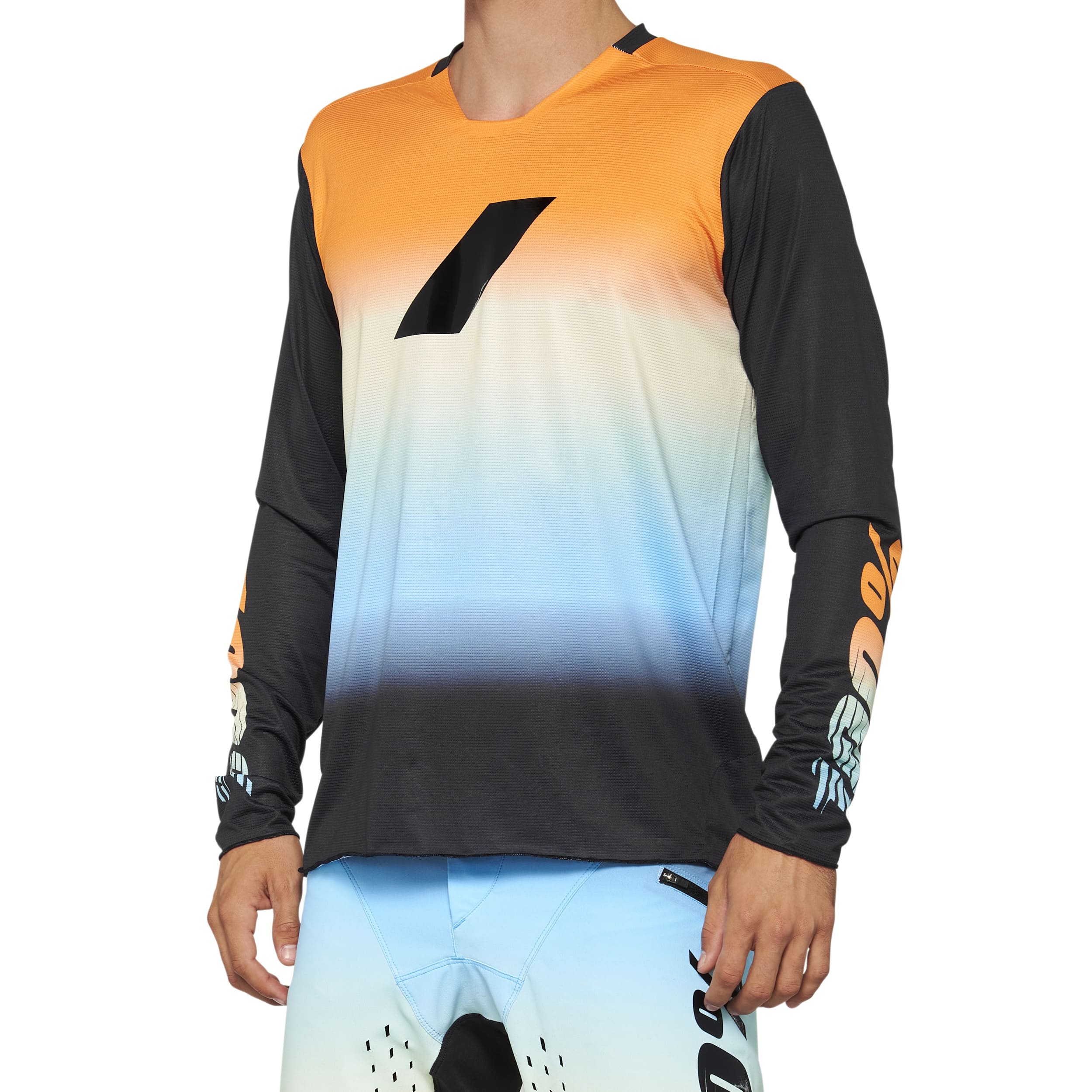 100% R-Core X Long Sleeve Limited Edition Jersey Sunset / S