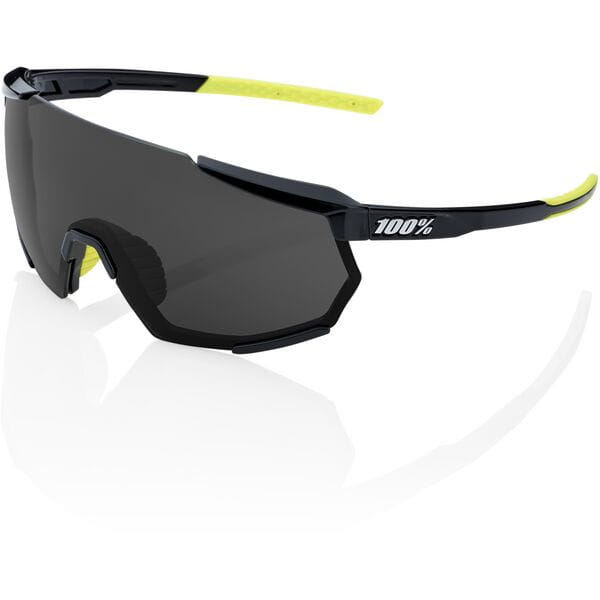 100% Racetrap 3.0 Glasses Matt Black / Gloss / Smoke